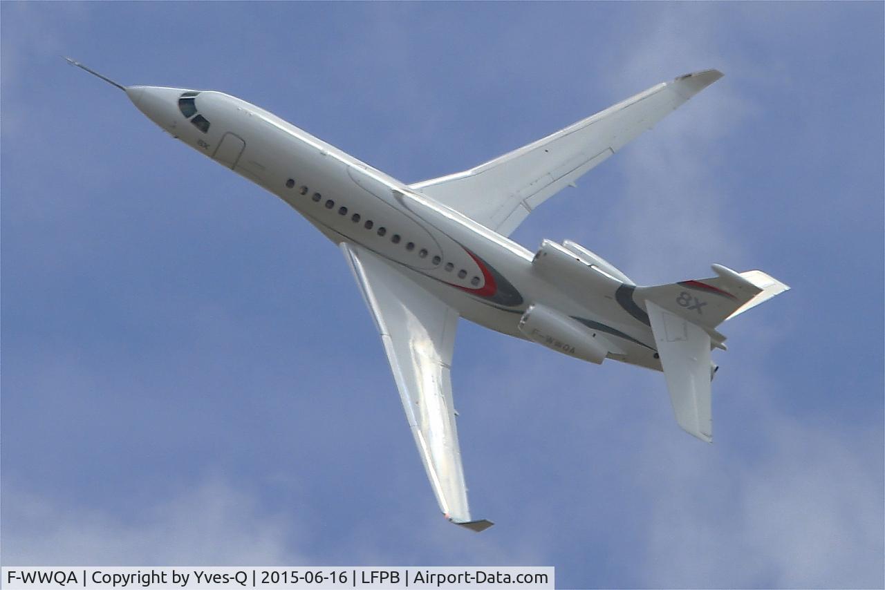 F-WWQA, 2014 Dassault Falcon 8X C/N 401, Dassault Falcon 8X, On display, Paris-Le Bourget (LFPB-LBG) Air show 2015