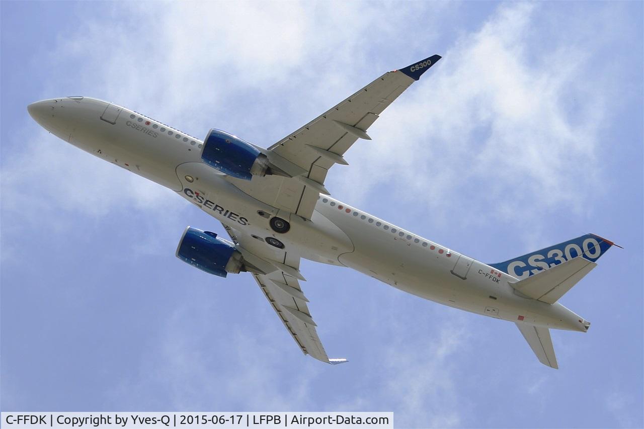 C-FFDK, 2014 Bombardier CSeries CS300 (BD-500-1A11) C/N 55001, Bombardier BD-500-1A11 CSeries CS300, on display, Paris-Le Bourget (LFPB-LBG) Air show 2015
