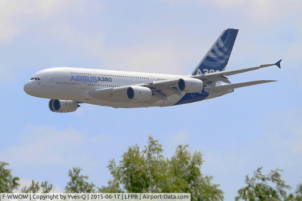 F-WWOW, 2005 Airbus A380-841 C/N 001, Airbus A380-841, On display, Paris-Le Bourget (LFPB-LBG) Air show 2015