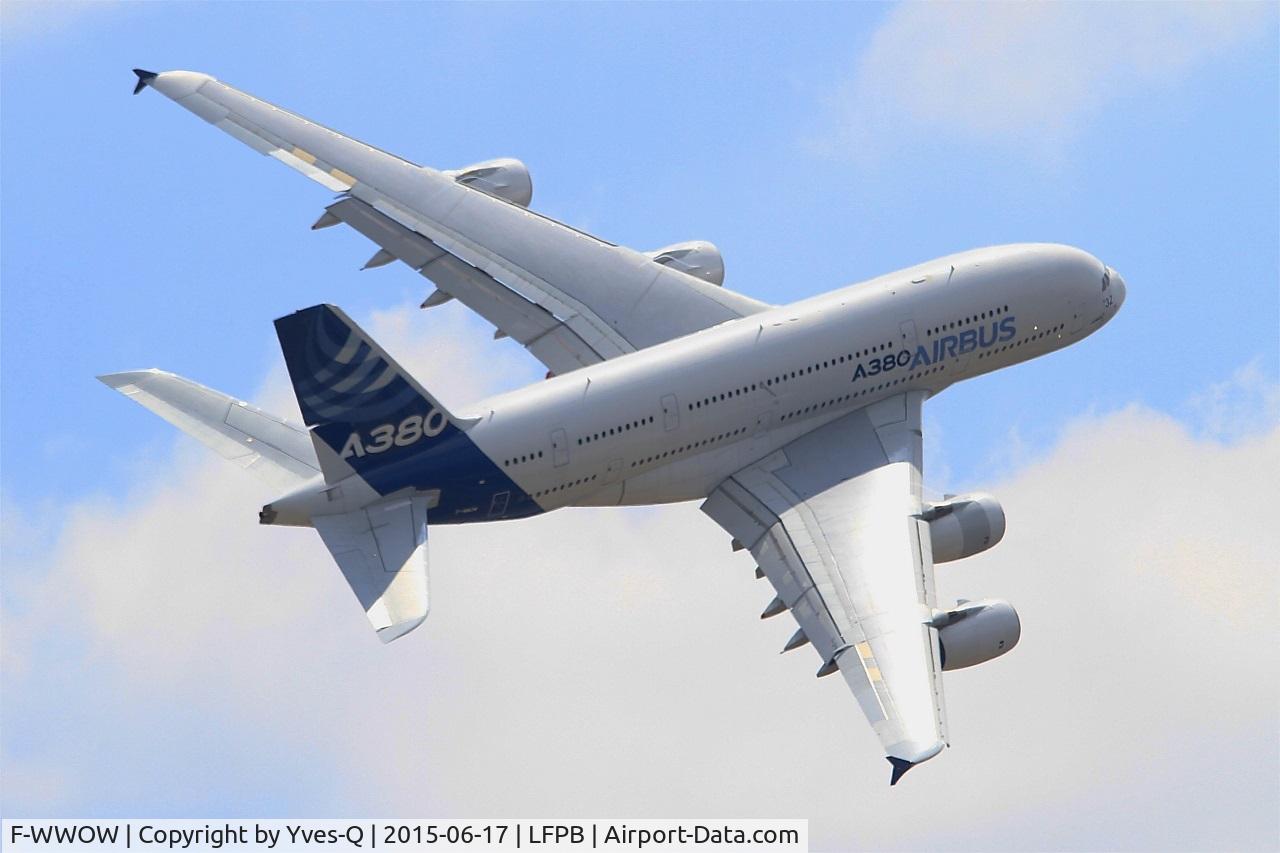 F-WWOW, 2005 Airbus A380-841 C/N 001, Airbus A380-841, On display, Paris-Le Bourget (LFPB-LBG) Air show 2015