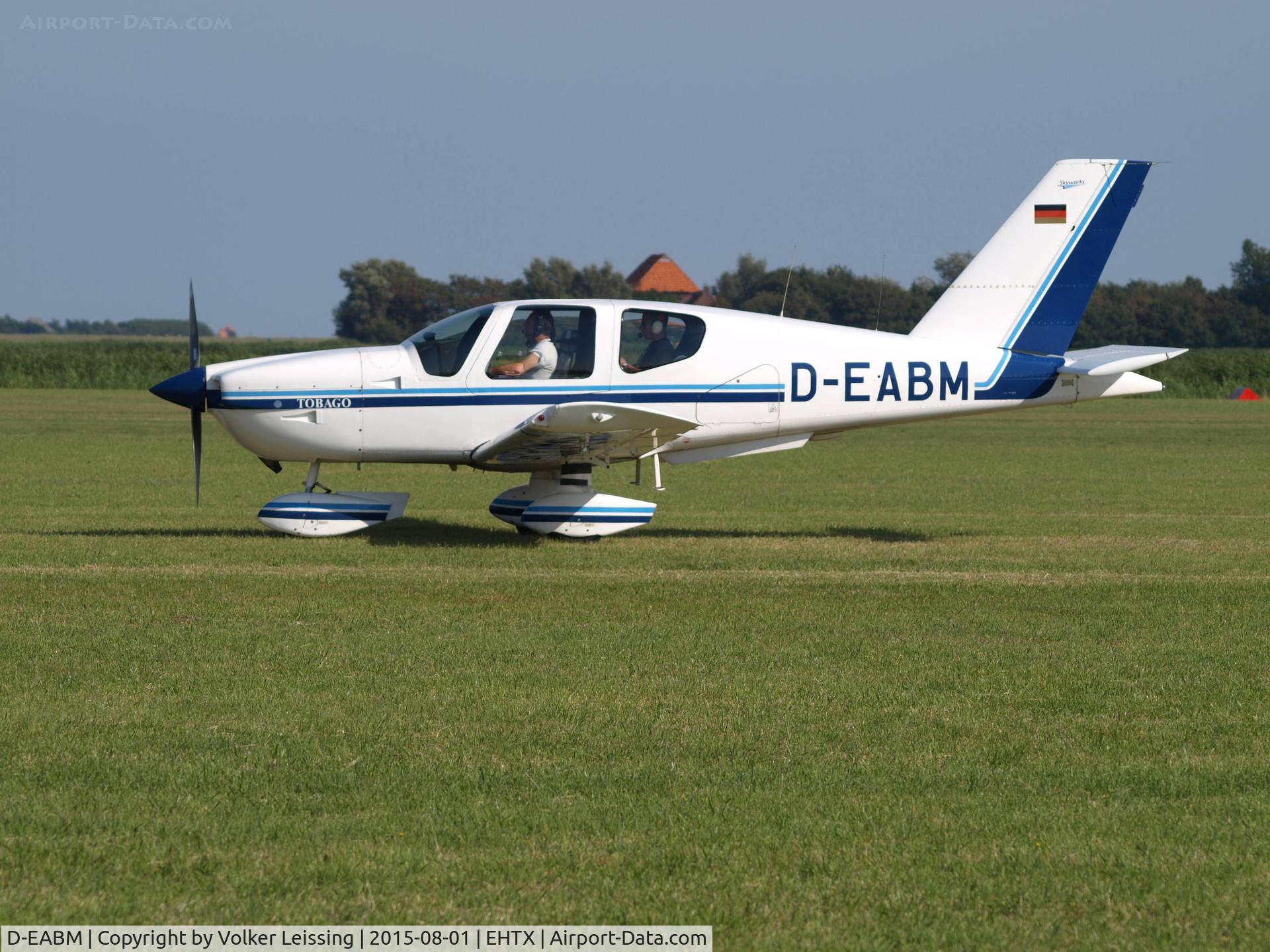 D-EABM, 1990 Socata TB-10 Tobago C/N 1043, taxi to runway after airshow