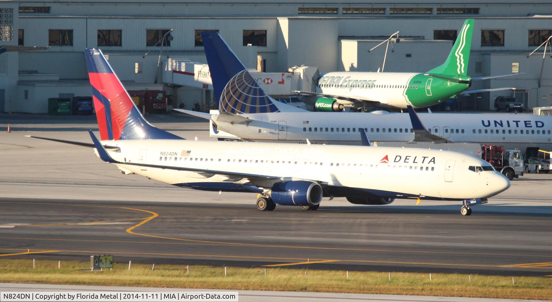 N824DN, 2014 Boeing 737-932/ER C/N 31935, Delta