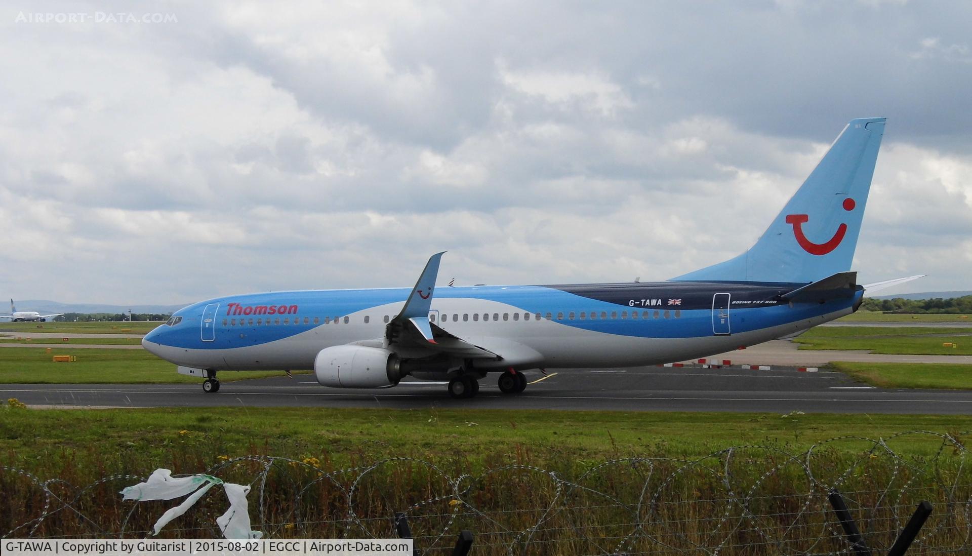 G-TAWA, 2012 Boeing 737-8K5 C/N 37264, At Manchester