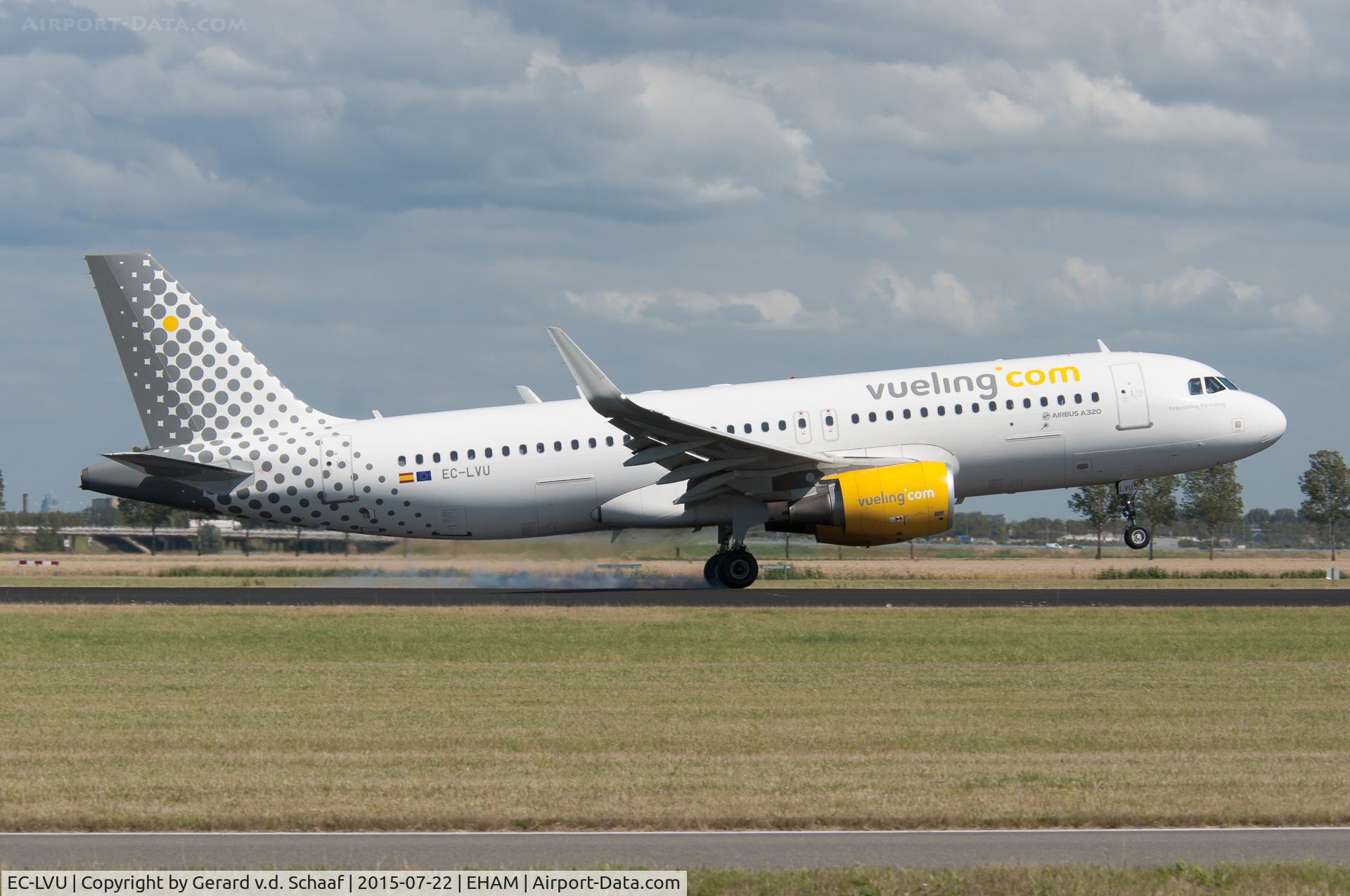 EC-LVU, 2013 Airbus A320-214 C/N 5616, Schiphol, July 2015