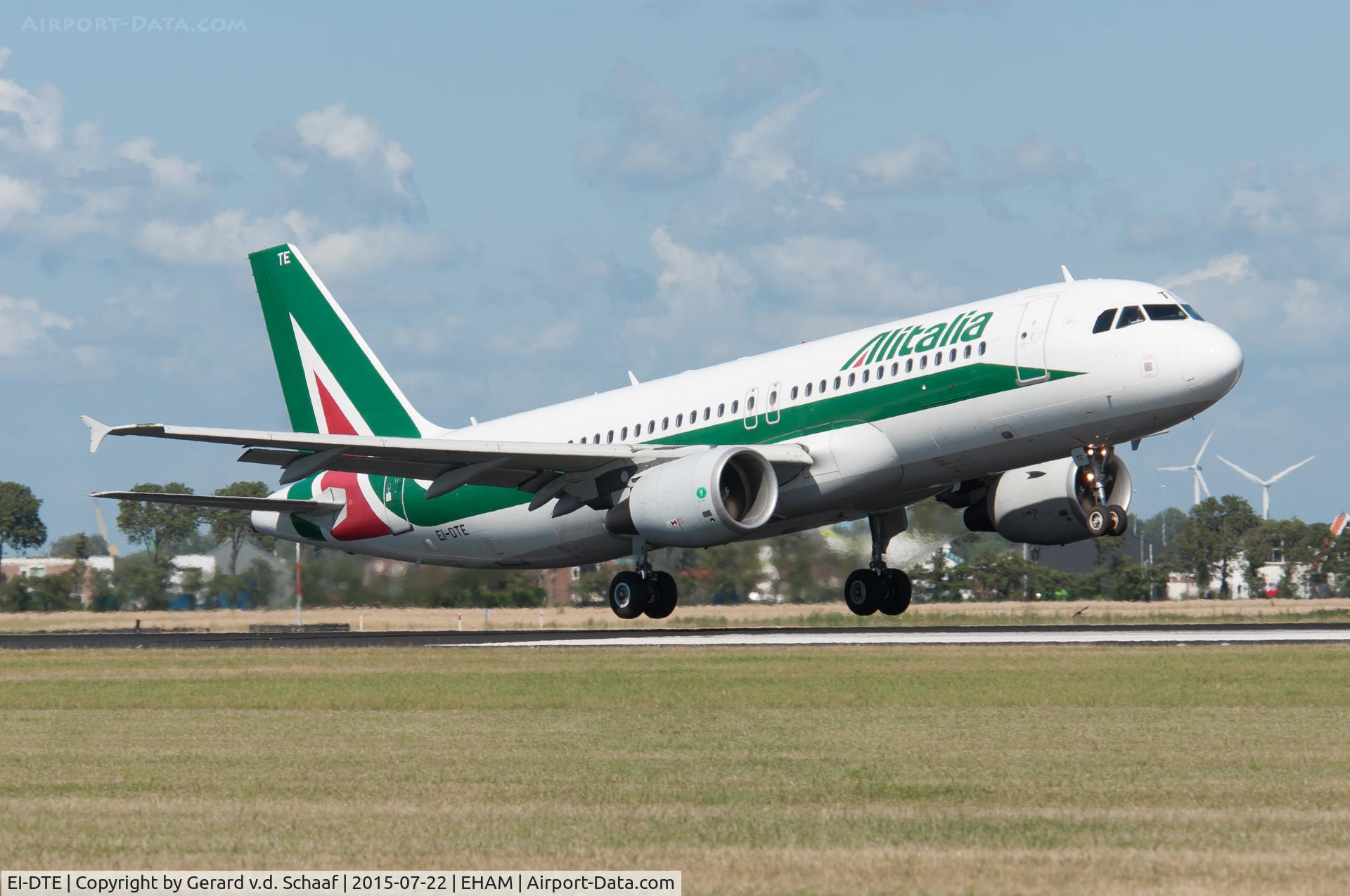 EI-DTE, 2009 Airbus A320-216 C/N 3885, Schiphol, July 2015