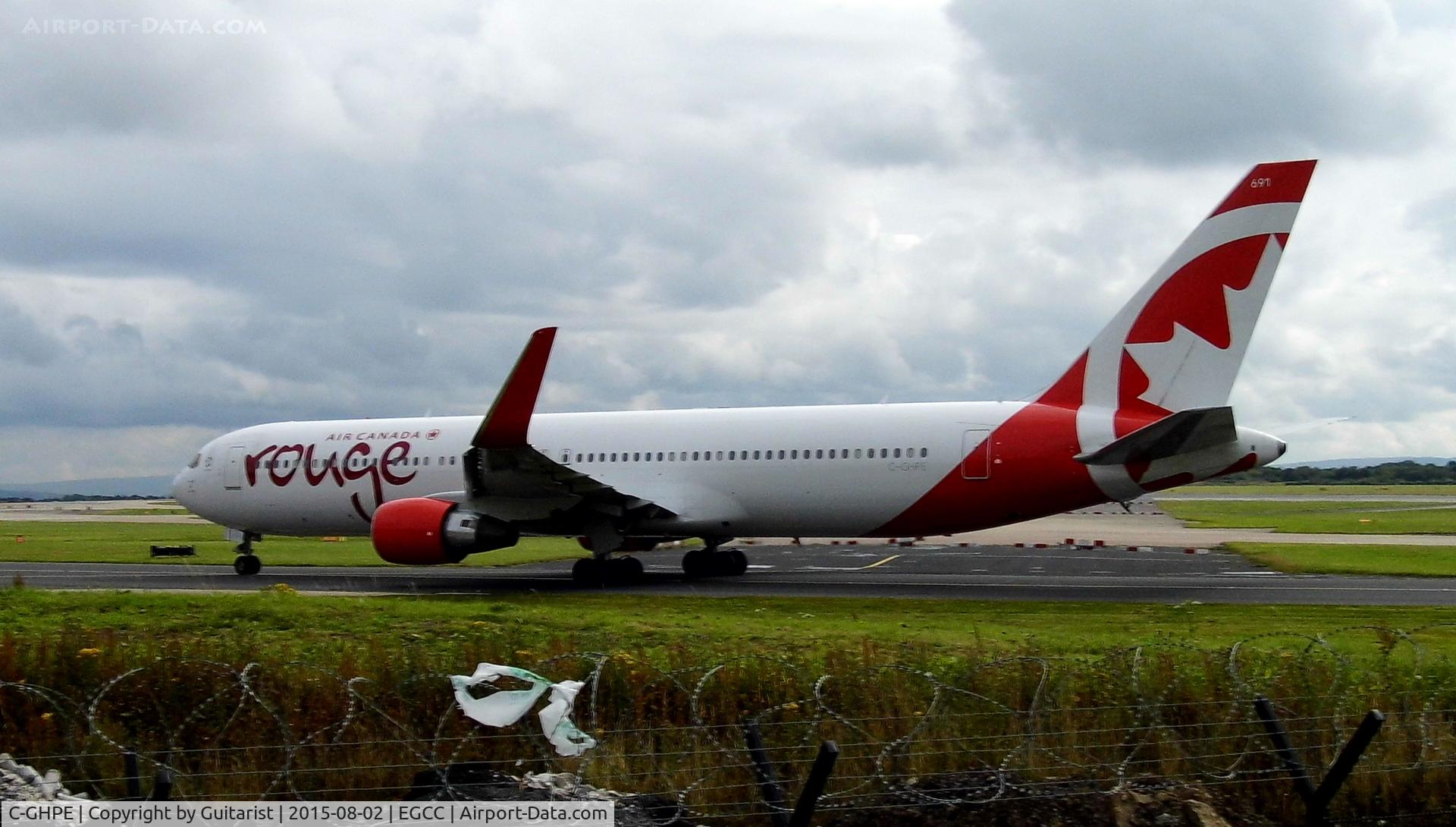 C-GHPE, 2003 Boeing 767-33A/ER C/N 33423, At Manchester