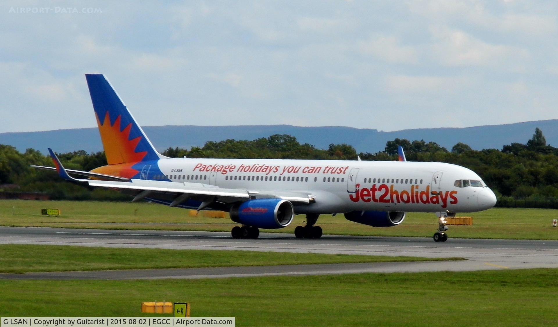 G-LSAN, 1994 Boeing 757-2K2 C/N 26635, At Manchester