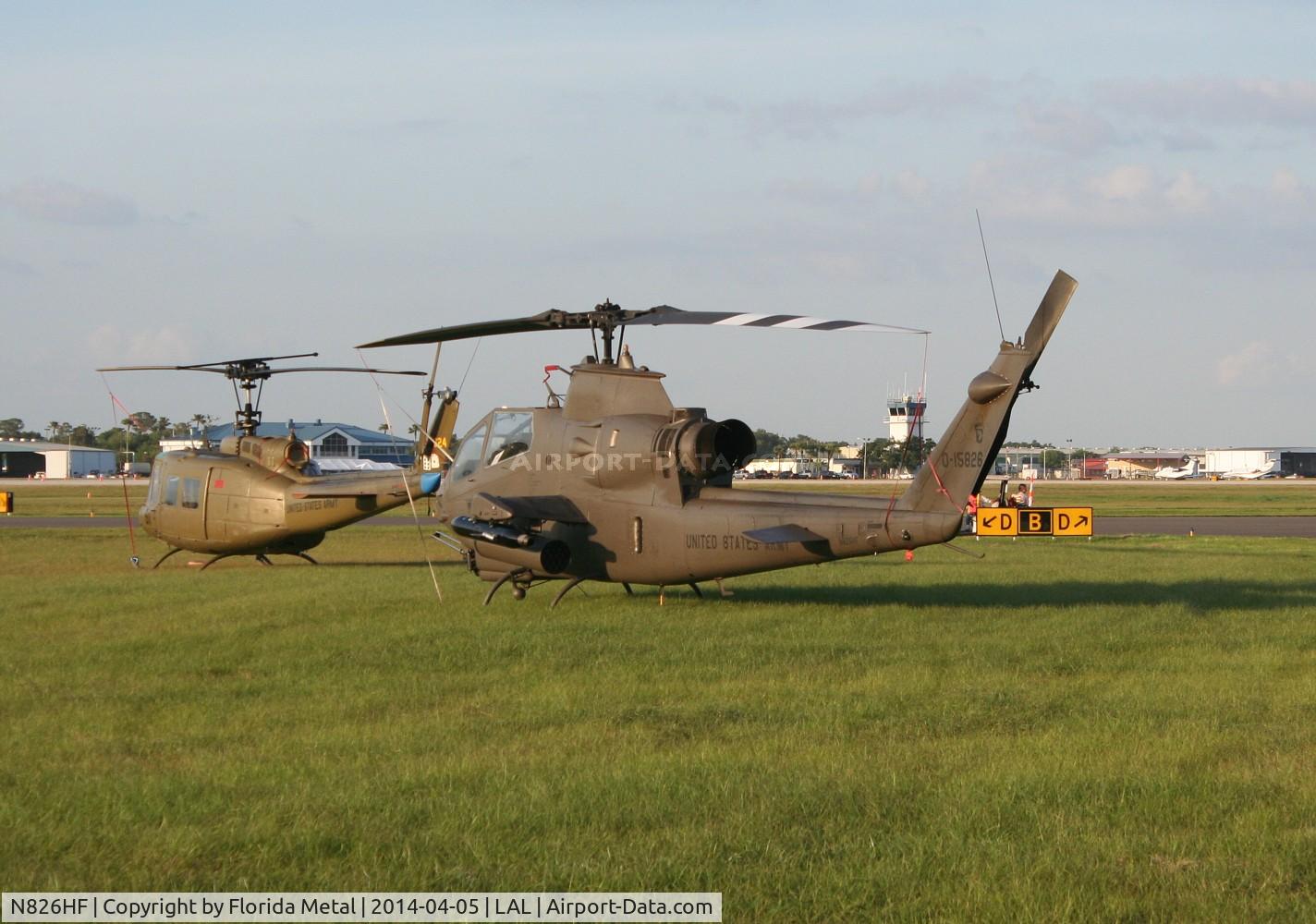 N826HF, 1967 Bell AH-1F Cobra C/N 67-15826, AH-1F Cobra