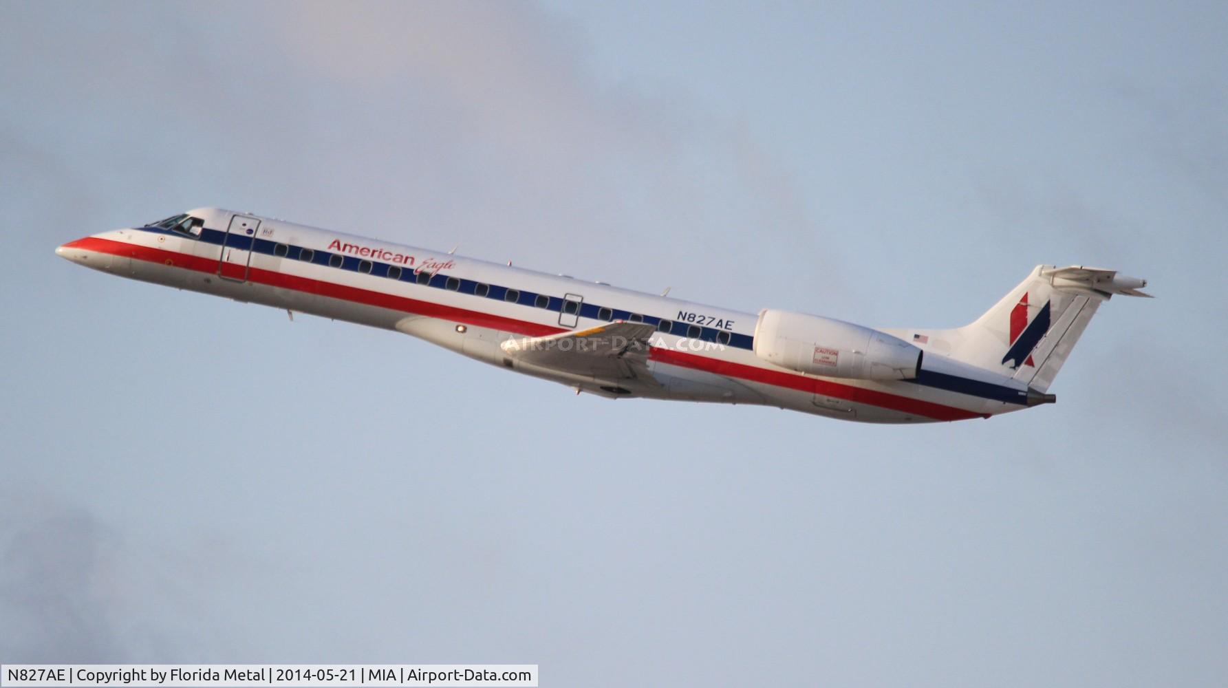 N827AE, 2002 Embraer ERJ-140LR (EMB-135KL) C/N 145602, Eagle