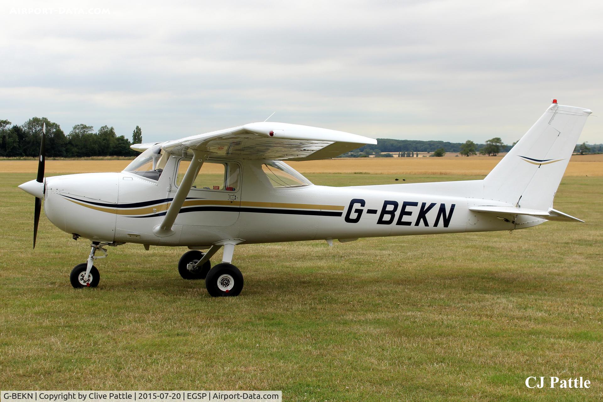 G-BEKN, 1977 Reims FRA150M Aerobat C/N 0318, On the grass at Sibson EGSP