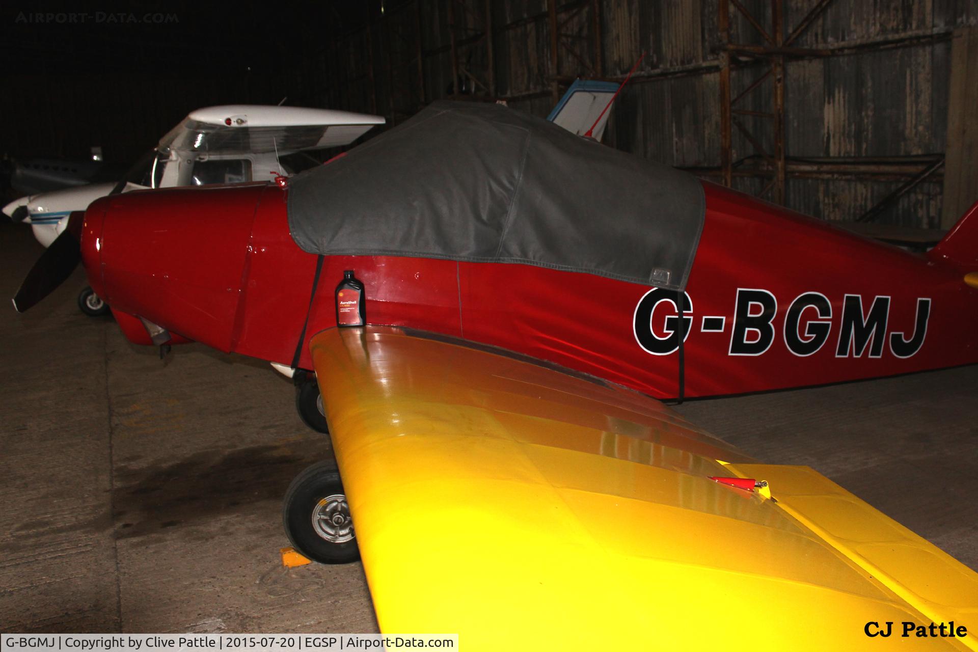 G-BGMJ, 1952 Gardan GY-201 Minicab C/N 12, Hangared at Sibson EGSP