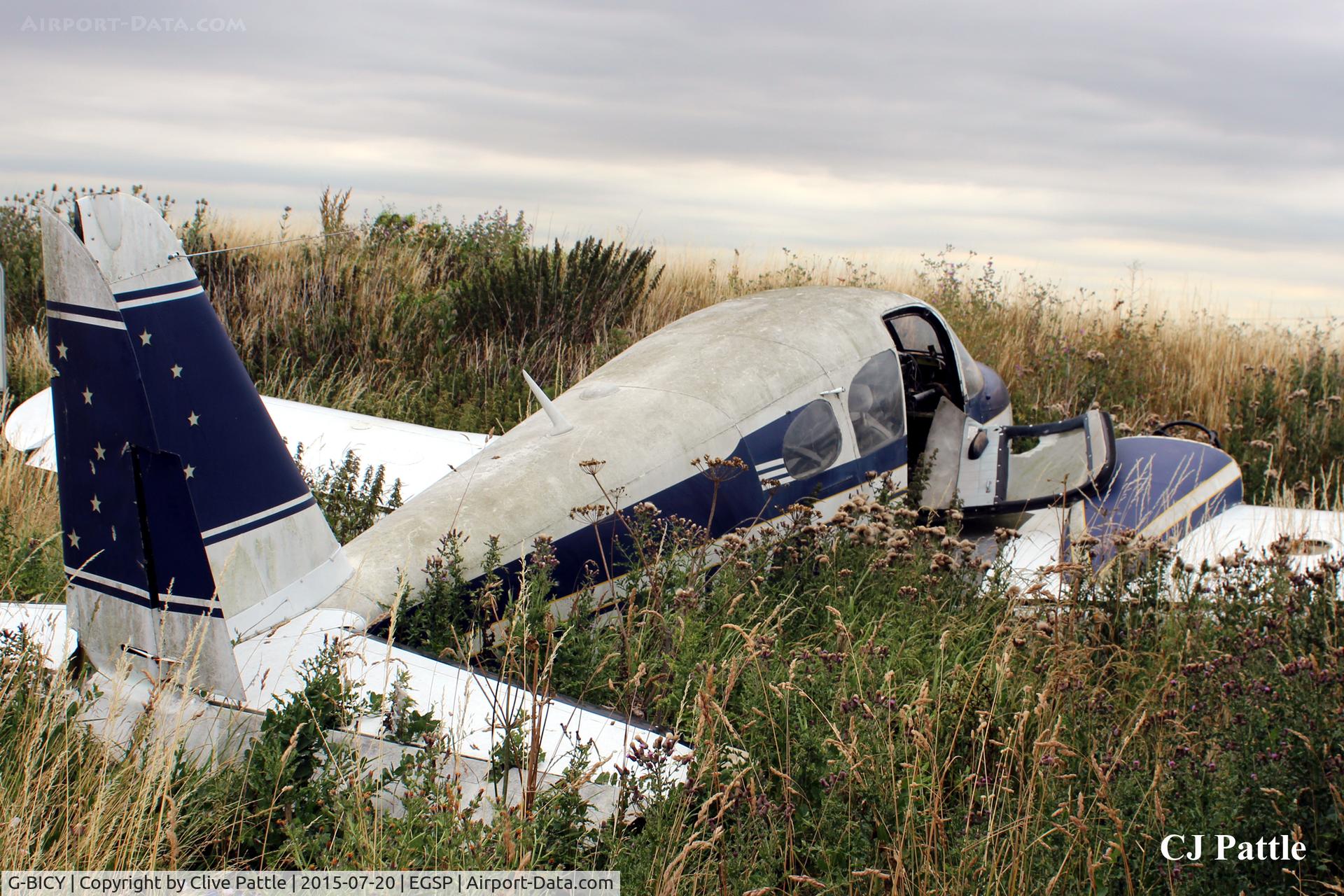 G-BICY, 1960 Piper PA-23-160 Apache C/N 23-1640, Long time dumped resident slowly deteriorates at Sibson EGSP