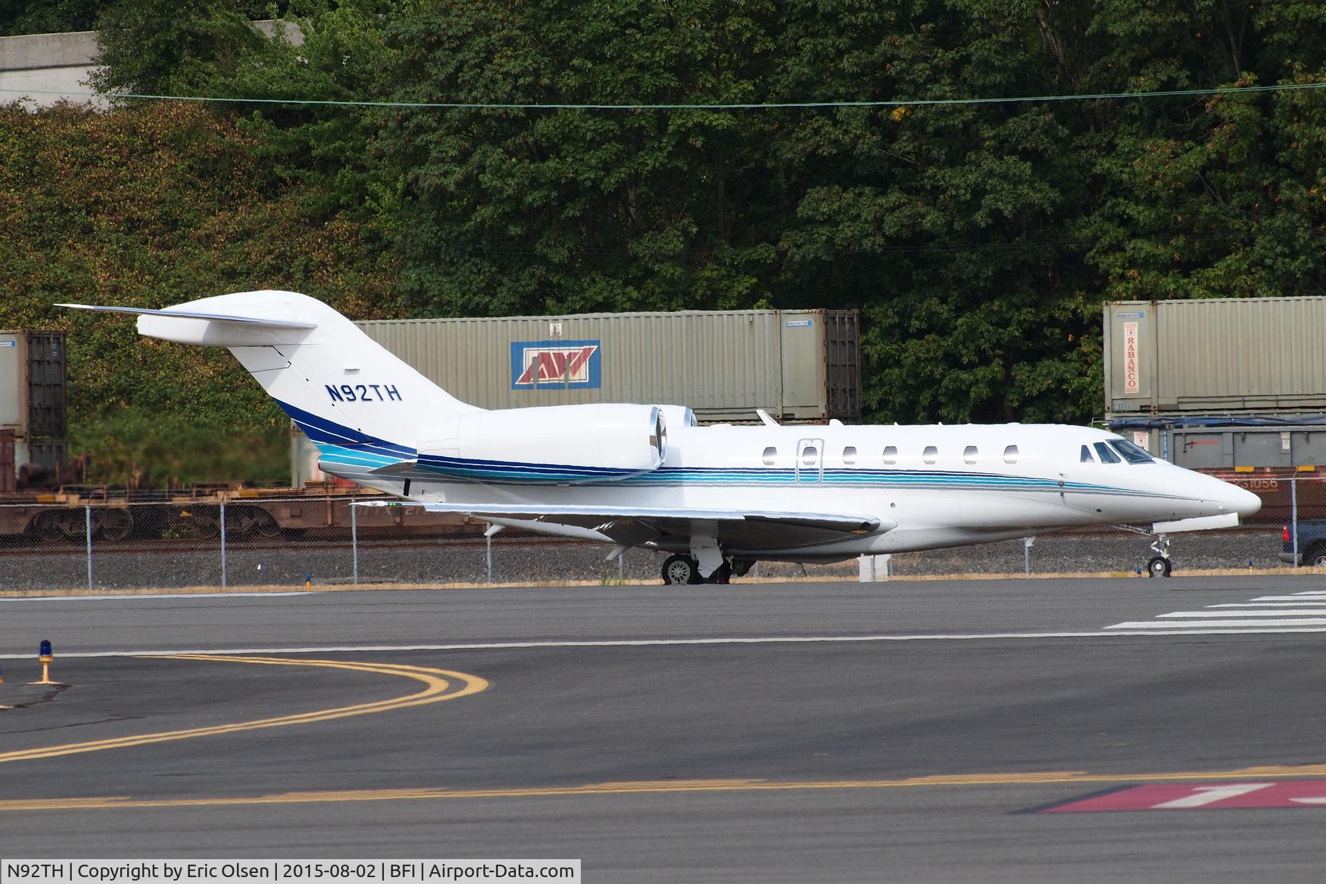 N92TH, 1999 Cessna 750 Citation X Citation X C/N 750-0097, 1999 Cessna 750 at Boeing Field