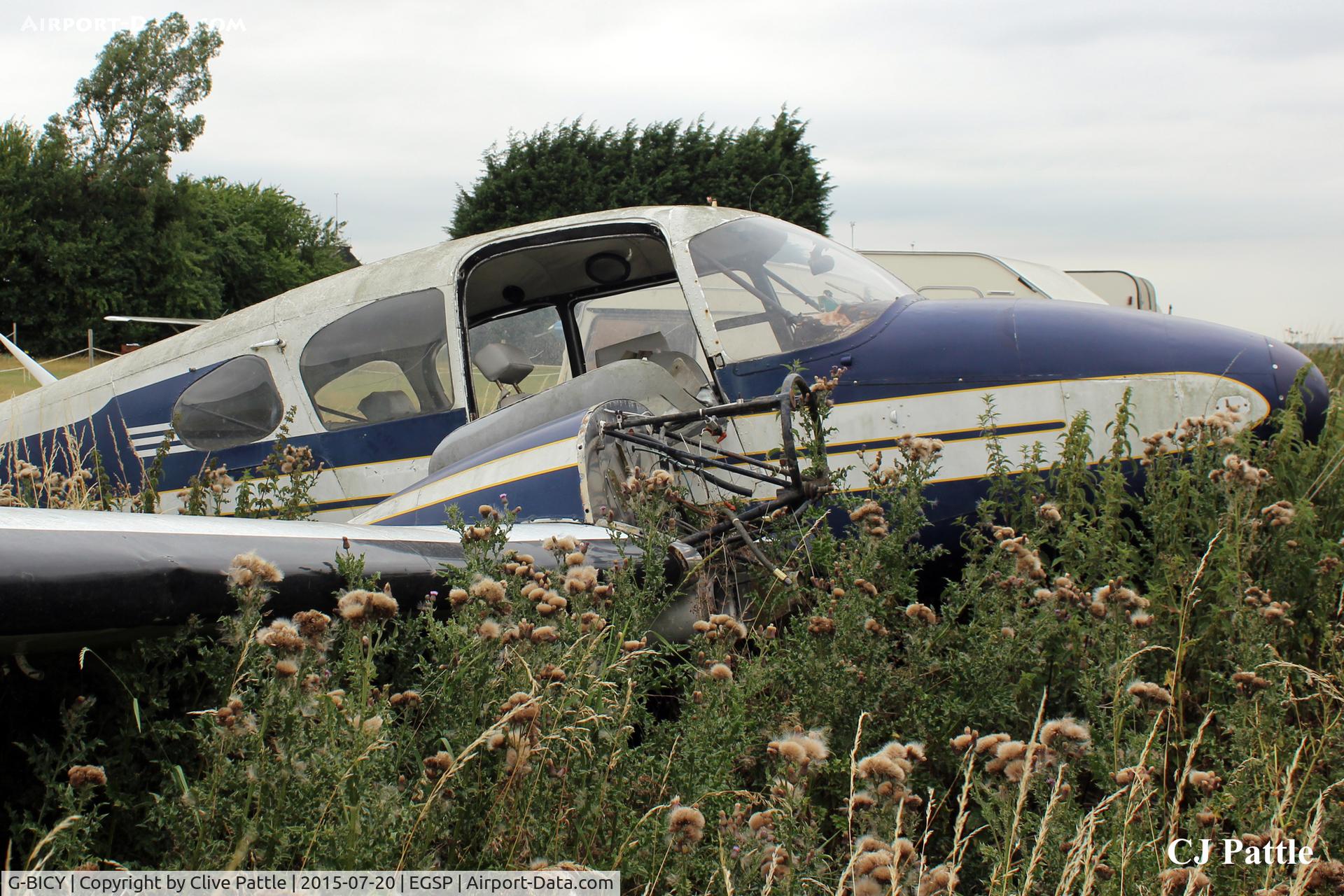 G-BICY, 1960 Piper PA-23-160 Apache C/N 23-1640, Long time dumped resident slowly deteriorates at Sibson EGSP