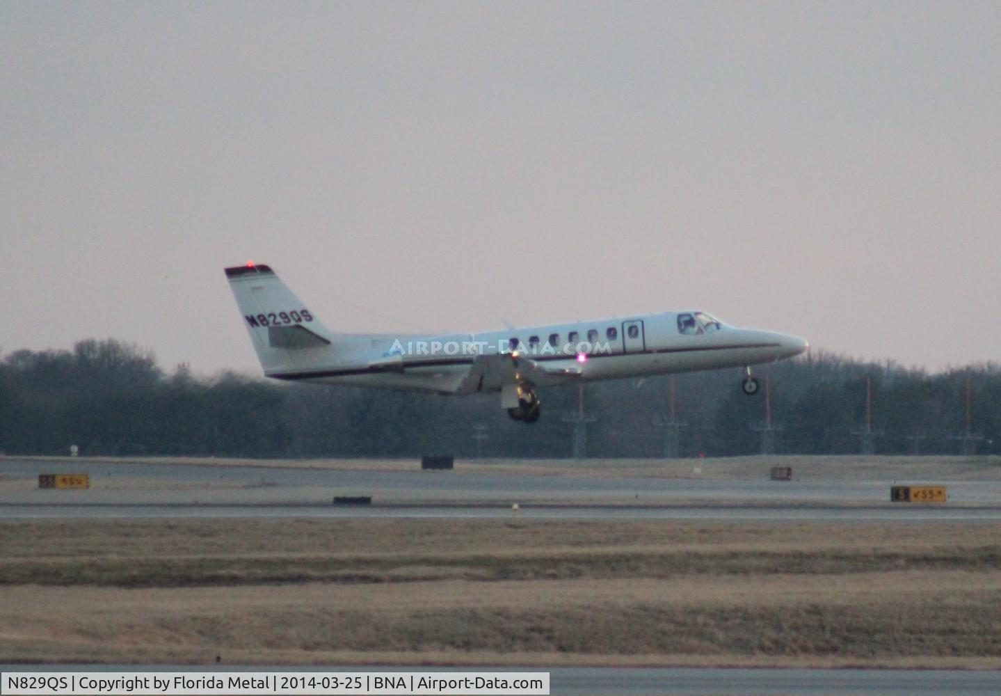 N829QS, 2008 Cessna 560 C/N 560-0796, Net Jets