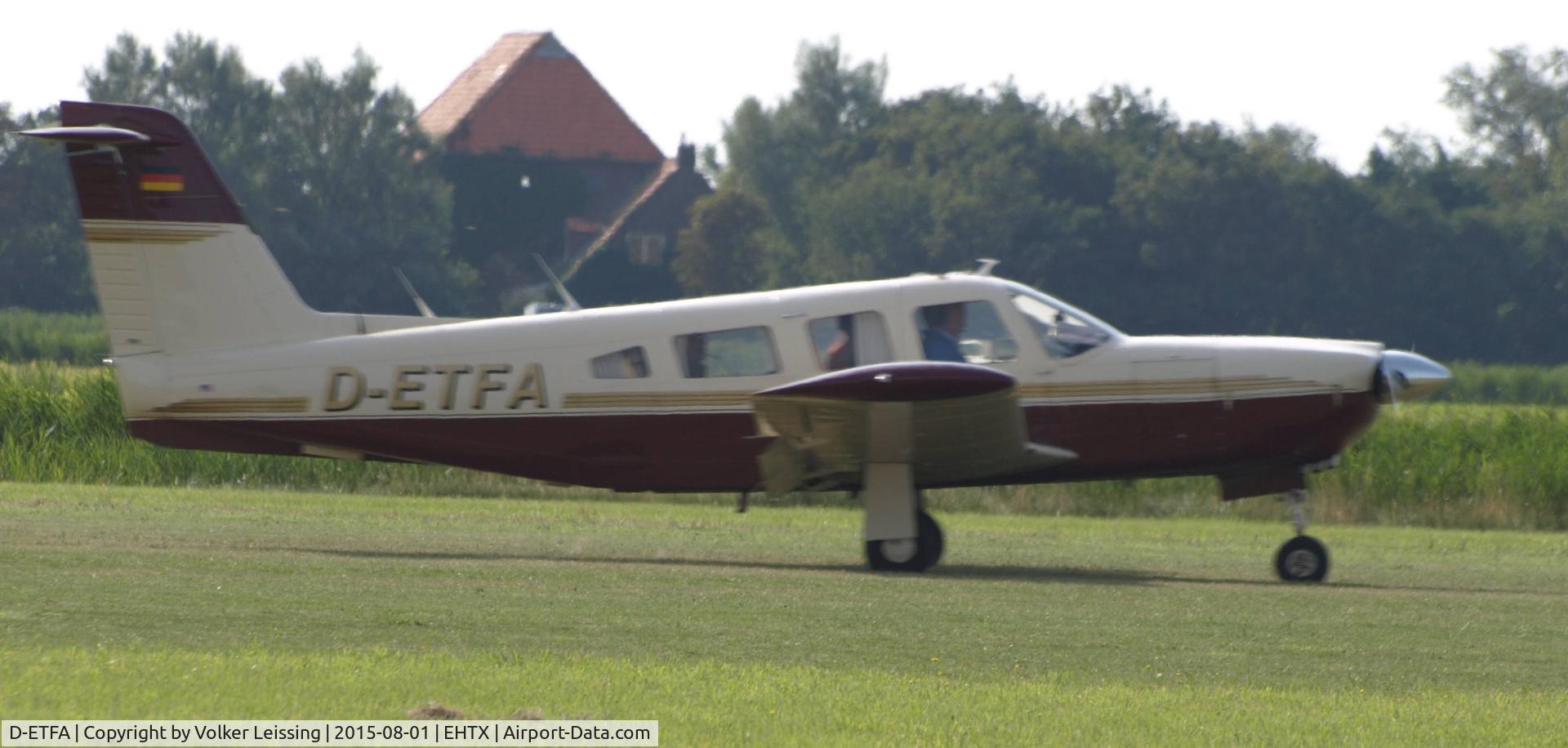 D-ETFA, 1992 Piper PA-32RT-300 Lance II C/N 32R-7985033, landing