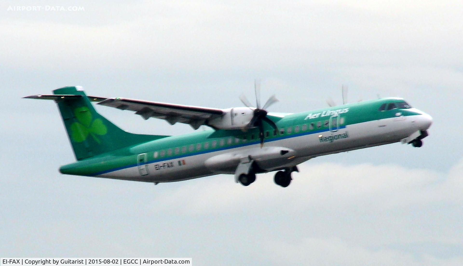 EI-FAX, 2013 ATR 72-600 (72-212A) C/N 1129, At Manchester