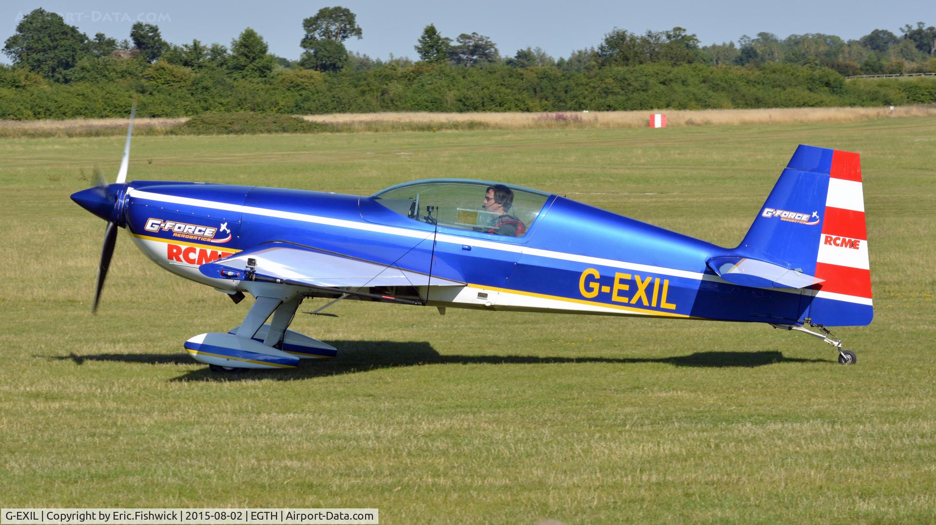 G-EXIL, 2010 Extra EA-300S C/N 1036, 1. G-EXIL at The Shuttleworth Wings and Wheels Airshow, Aug. 2015.