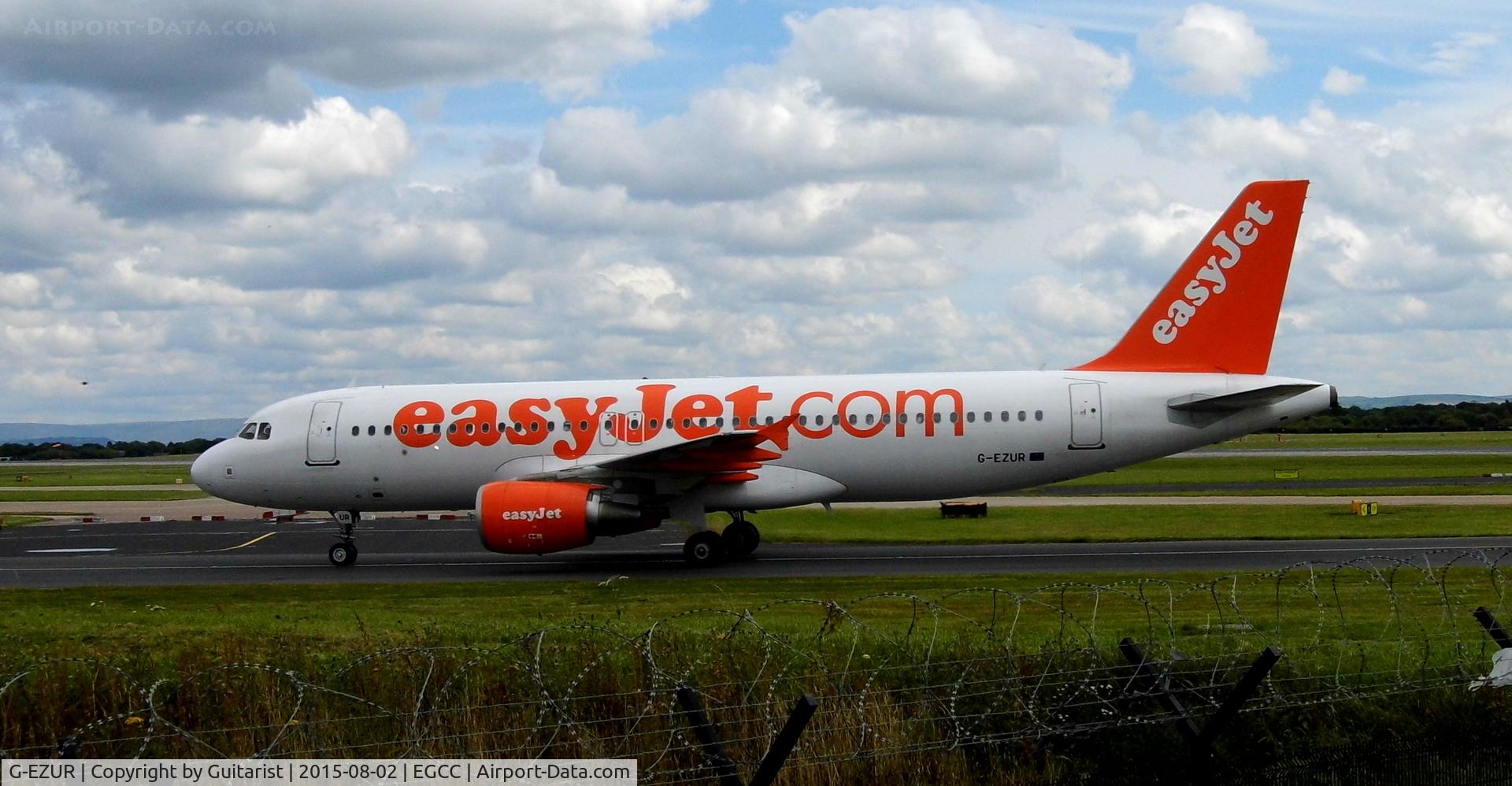 G-EZUR, 2012 Airbus A320-214 C/N 5064, At Manchester