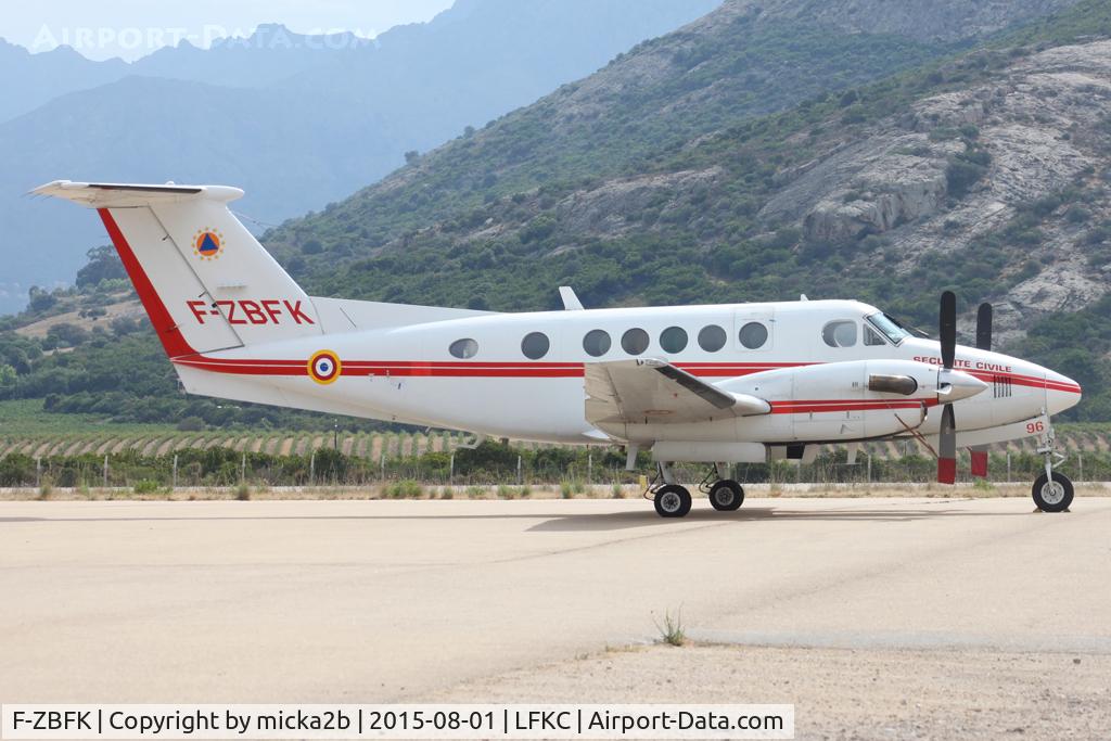 F-ZBFK, 1981 Beech B200 Super King Air C/N BB-876, Parked