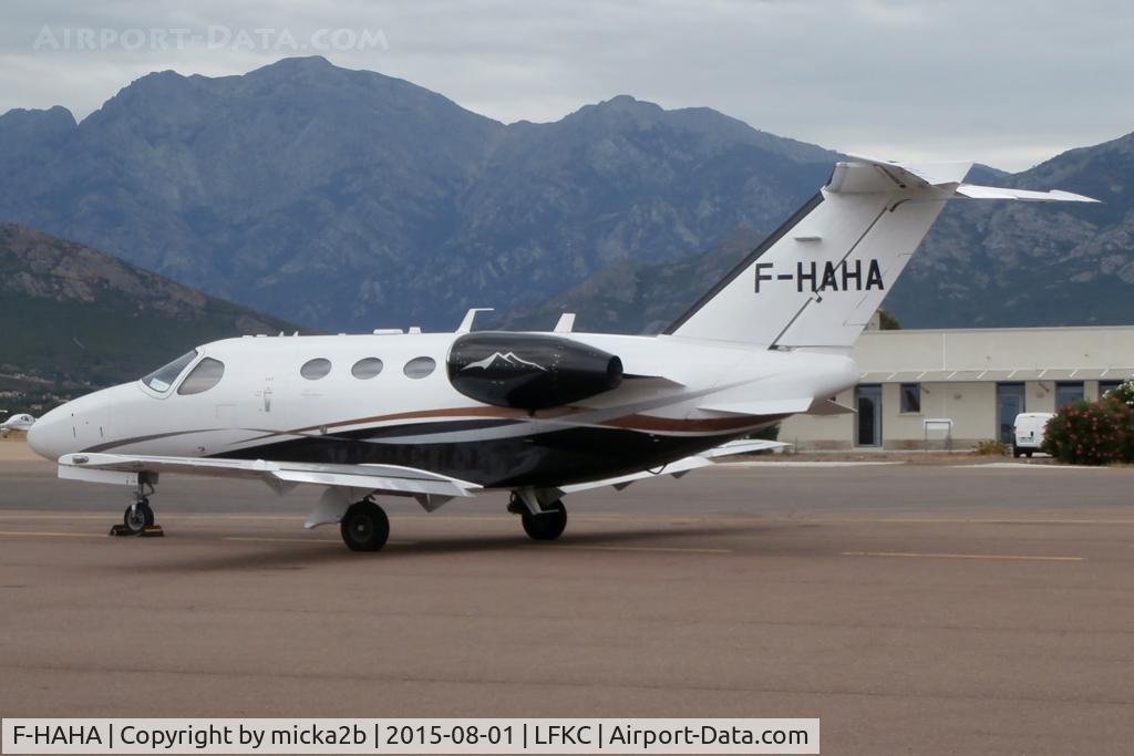 F-HAHA, 2012 Cessna 510 Citation Mustang Citation Mustang C/N 510-0405, Parked