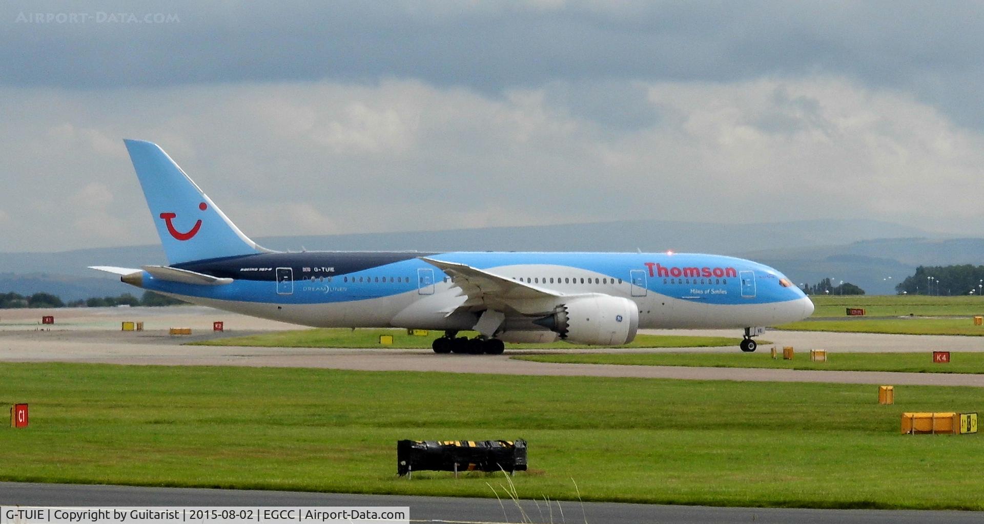 G-TUIE, 2014 Boeing 787-8 Dreamliner C/N 37227, At Manchester