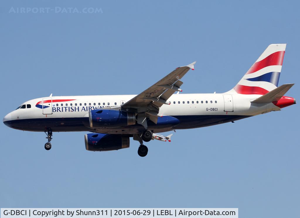 G-DBCI, 2006 Airbus A319-131 C/N 2720, Landing rwy 25R