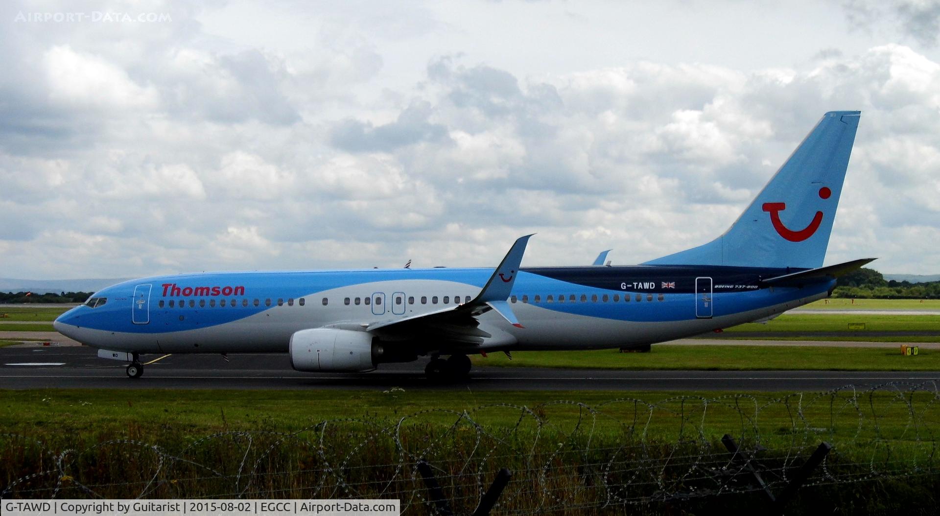 G-TAWD, 2012 Boeing 737-8K5 C/N 37265, At Manchester