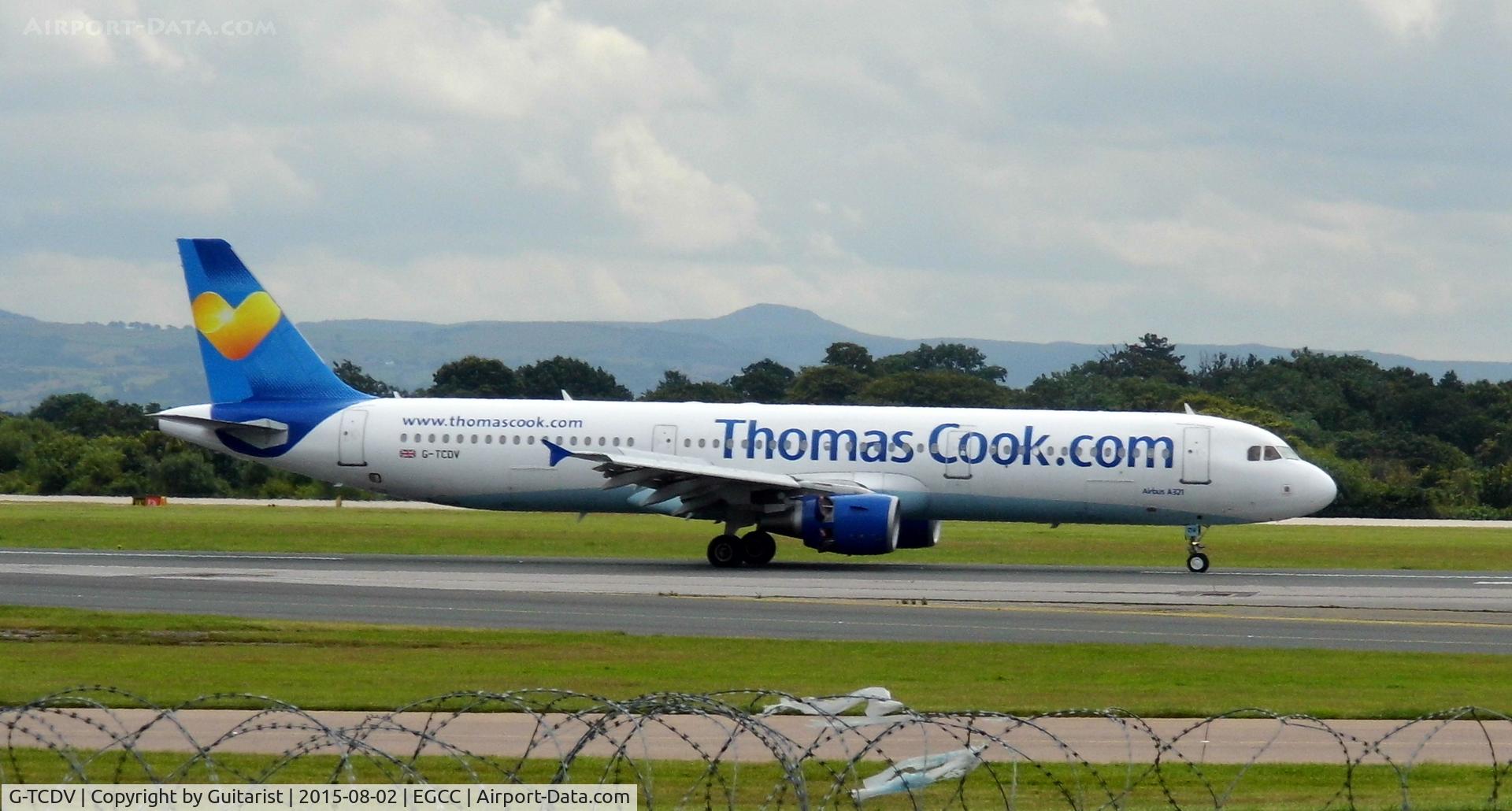 G-TCDV, 2003 Airbus A321-211 C/N 1972, At Manchester