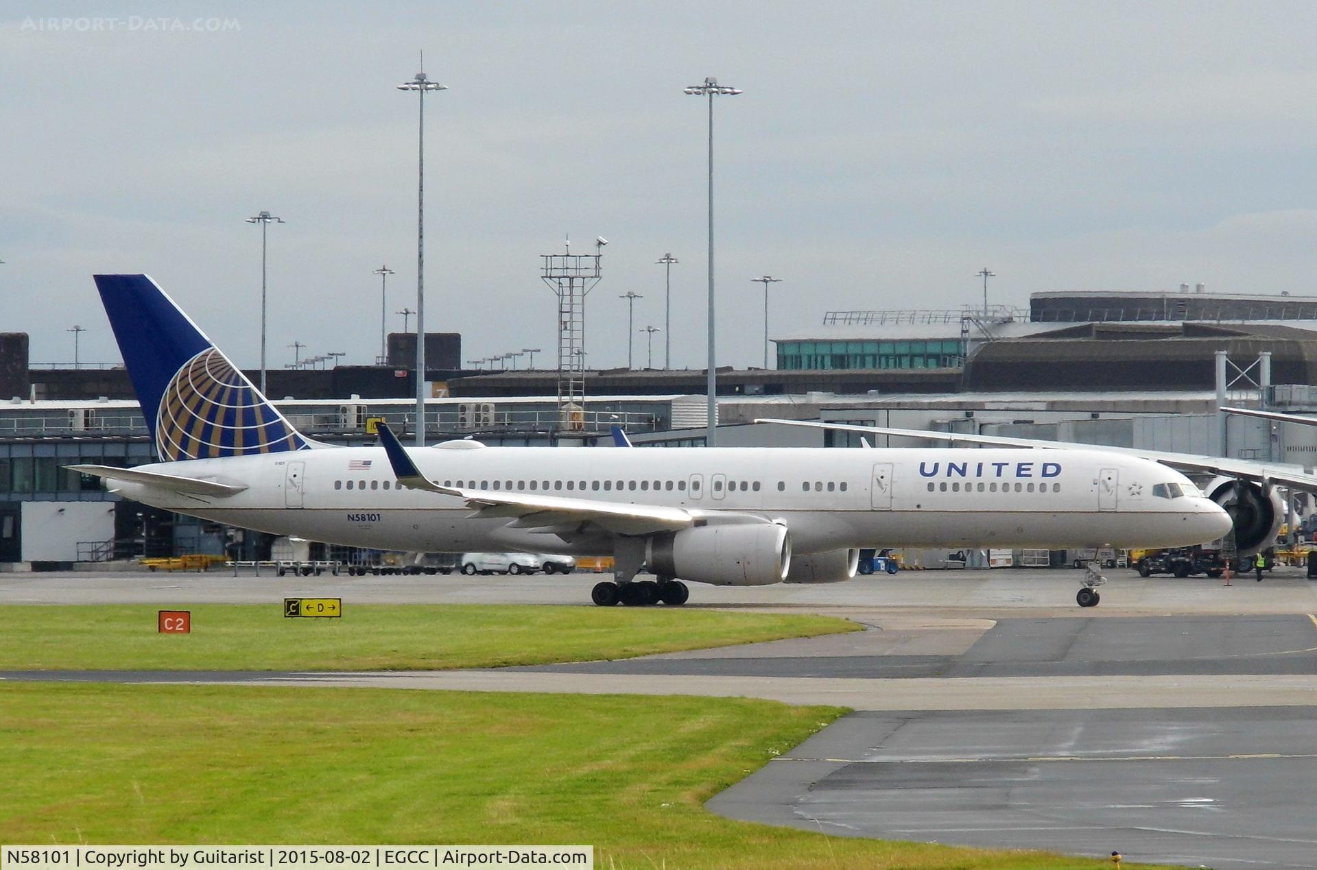 N58101, 1994 Boeing 757-224 C/N 27291, At Manchester