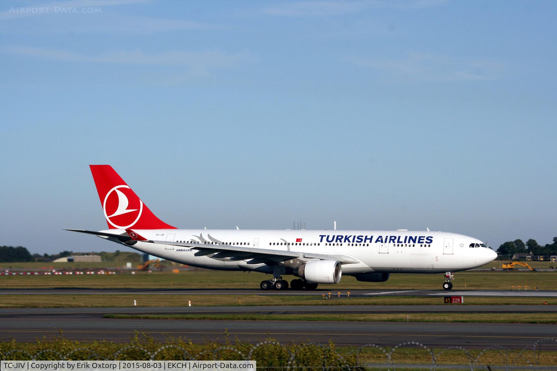 TC-JIV, 2011 Airbus A330-223 C/N 1213, TC-JIV taking off rw 22R