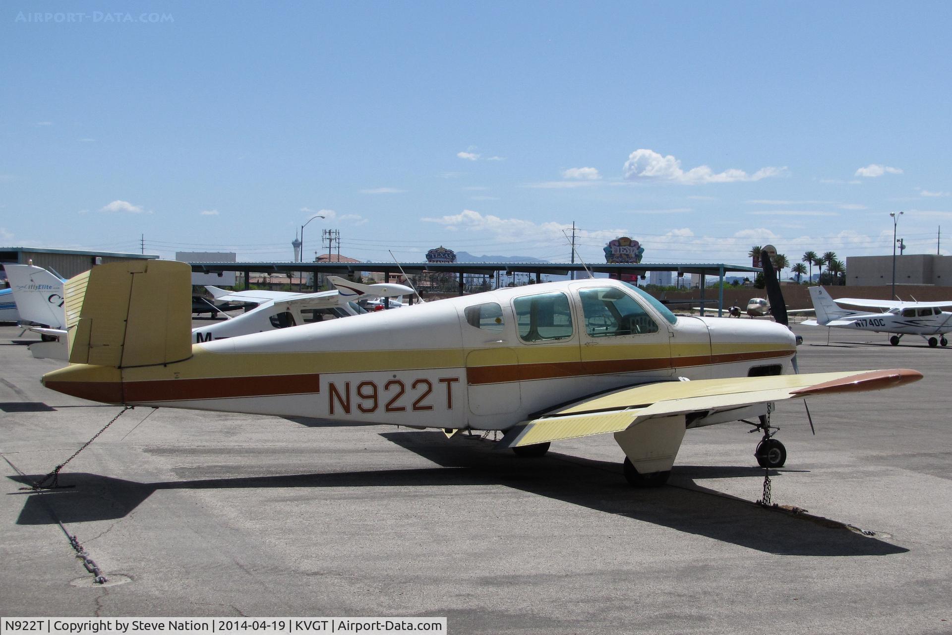 N922T, 1947 Beech 35 Bonanza C/N D-841, Locally-based 1947 Beech 35 @ North Las Vegas Airport, NV (now registered to Ranch HS, Las Vegas, NV)