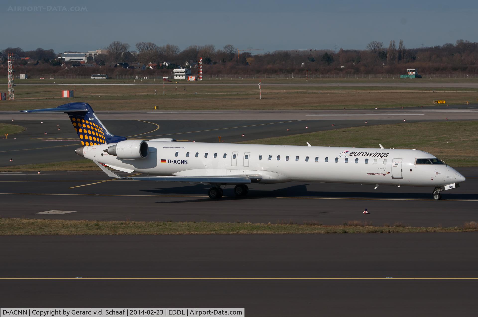 D-ACNN, 2010 Bombardier CRJ-900LR (CL-600-2D24) C/N 15254, Düsseldorf, Februari 2014