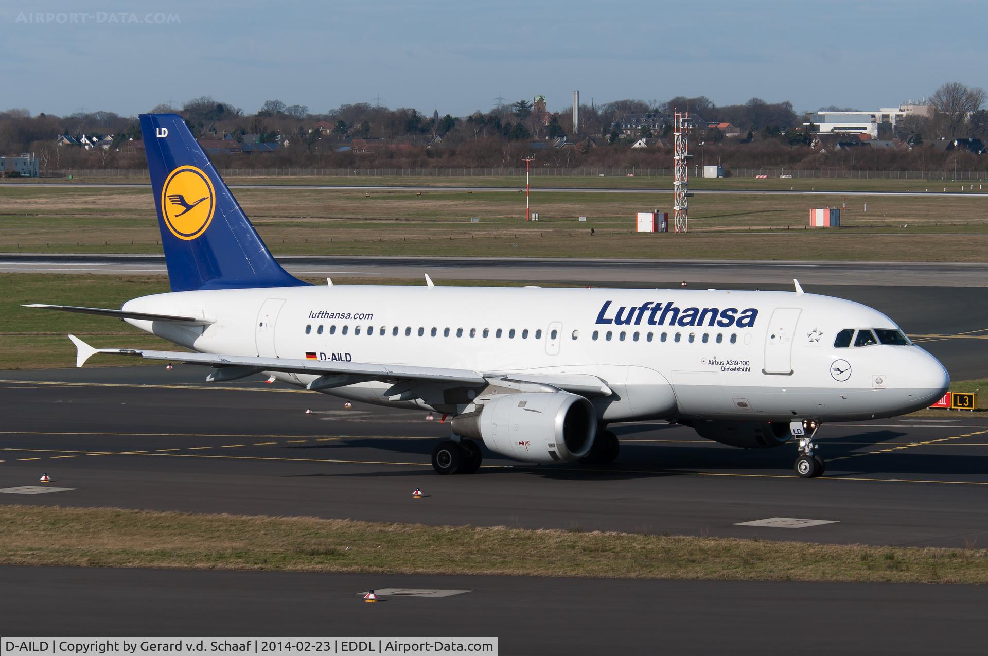D-AILD, 1996 Airbus A319-114 C/N 623, Düsseldorf, Februari 2014