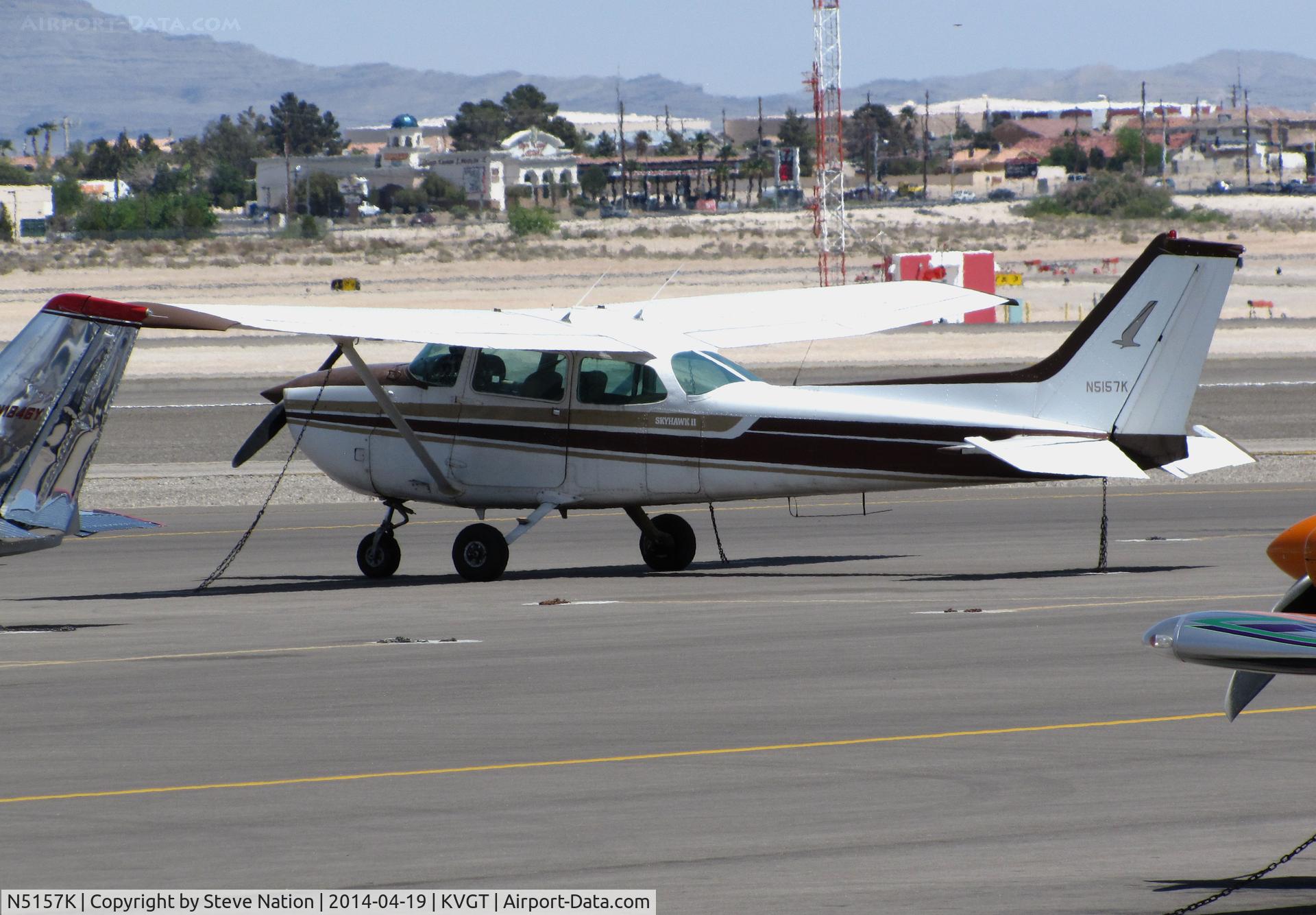 N5157K, 1980 Cessna 172N C/N 17273993, Washington International Flight Academy (Gaithersburg, MD) 1980 Cessna 172N a long way from home (?) @ North Las Vegas Airport, NV