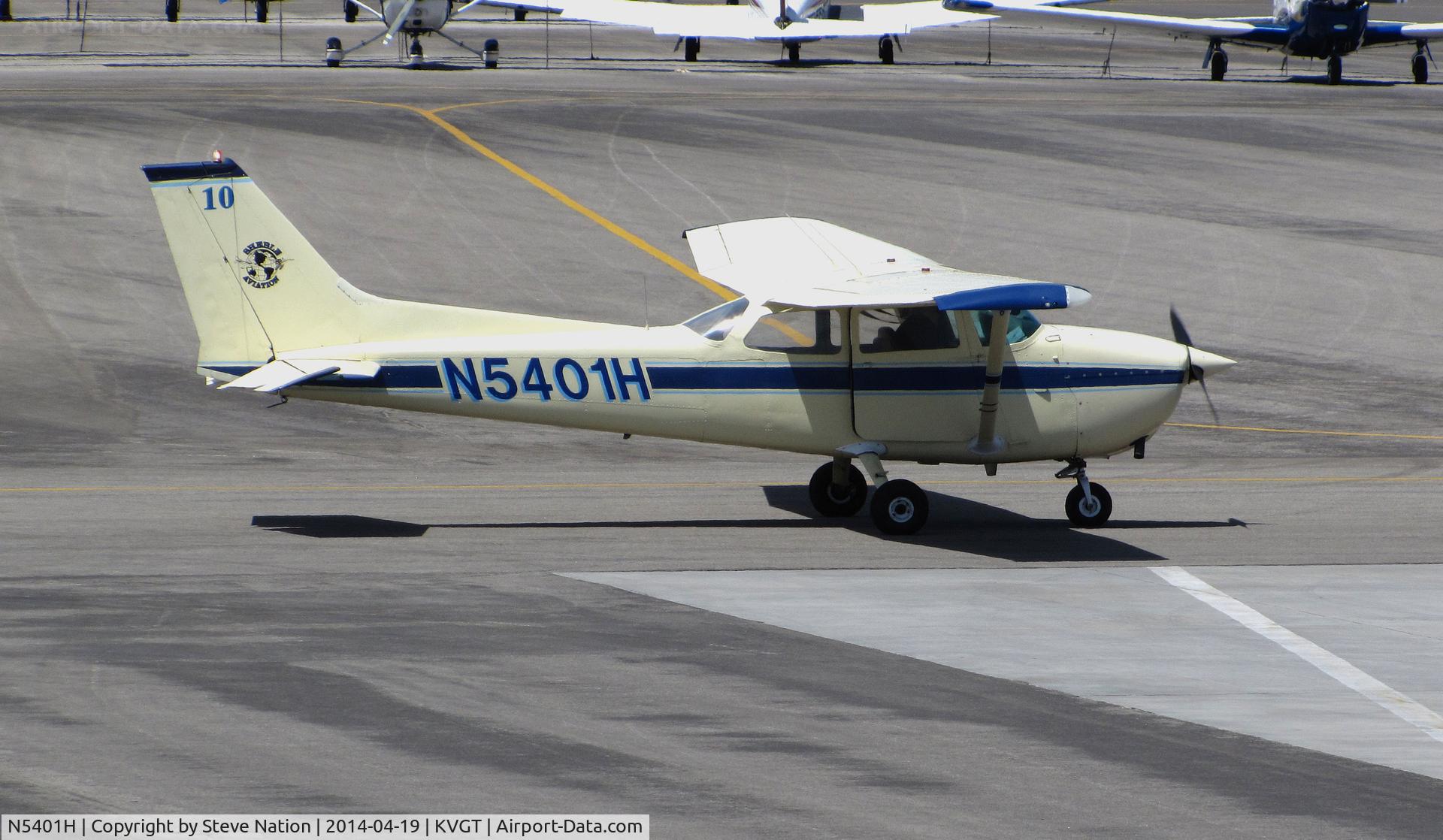 N5401H, 1975 Cessna 172M C/N 17265424, Locally-based 1975 Cessna 172M used for flight training @ North Las Vegas Airport, NV