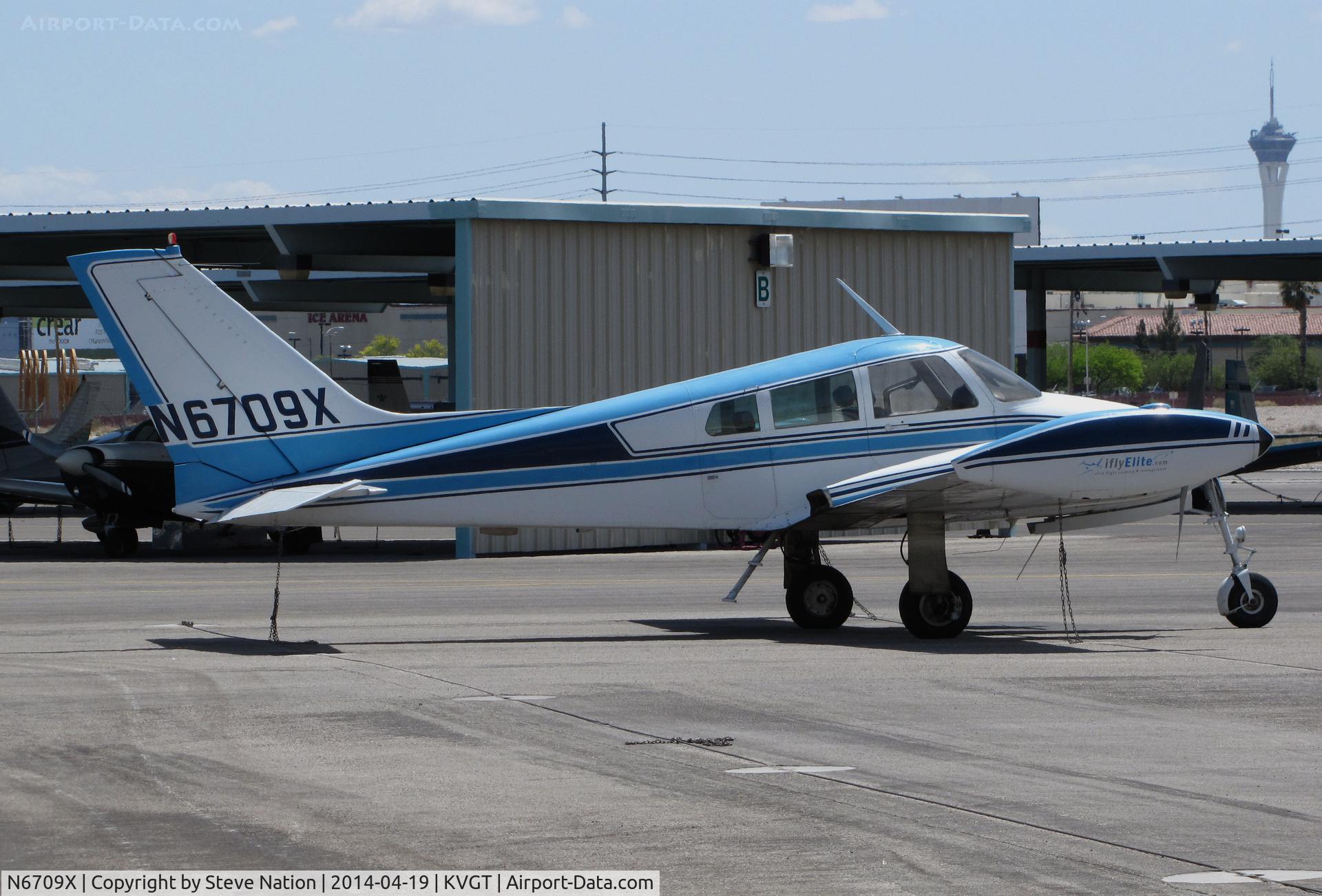 N6709X, 1960 Cessna 310F C/N 310-0009, Sin City Flying Club 1960 Cessna 310F @ North Las Vegas Airport, NV home base