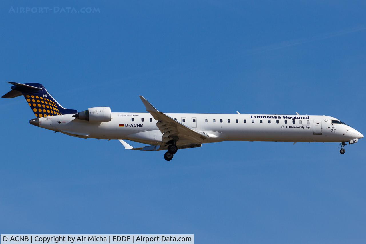 D-ACNB, 2009 Bombardier CRJ-900ER (CL-600-2D24) C/N 15230, Lufthansa CityLine