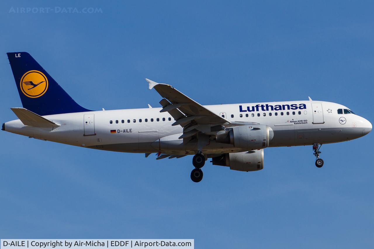 D-AILE, 1996 Airbus A319-114 C/N 627, Lufthansa