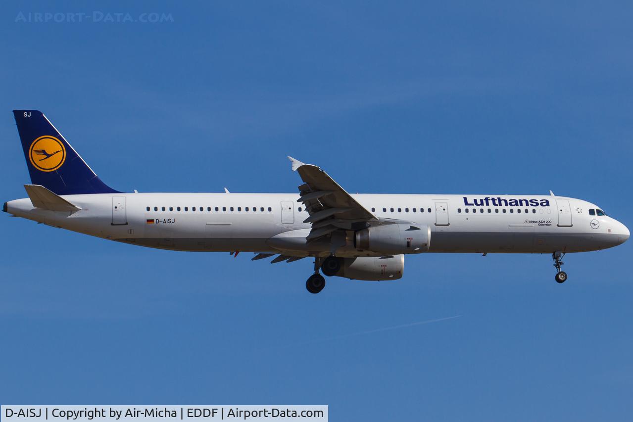 D-AISJ, 2008 Airbus A321-231 C/N 3360, Lufthansa
