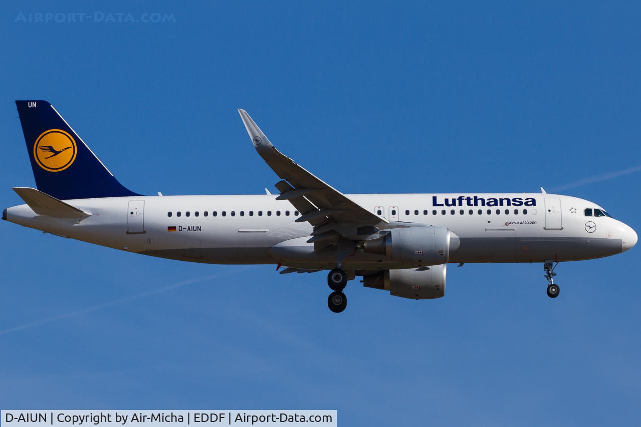 D-AIUN, 2015 Airbus A320-214 C/N 6549, Lufthansa