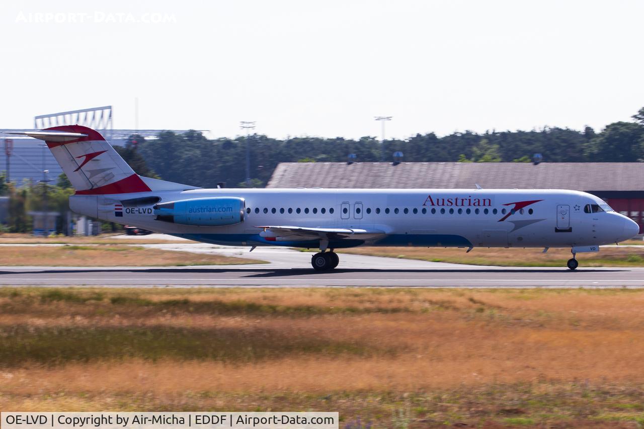 OE-LVD, 1994 Fokker 100 (F-28-0100) C/N 11515, Tyrolean Airways