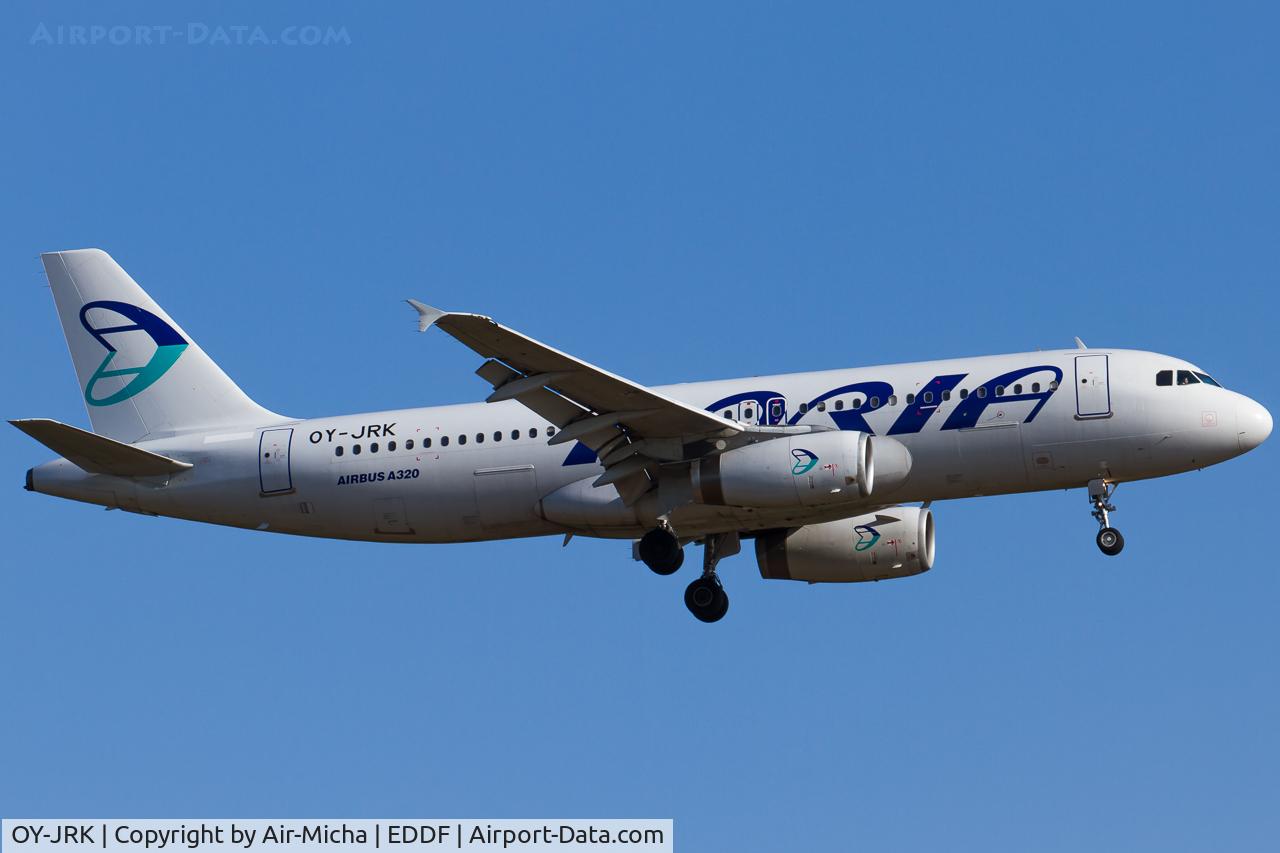 OY-JRK, 1993 Airbus A320-231 C/N 444, Adria Airways