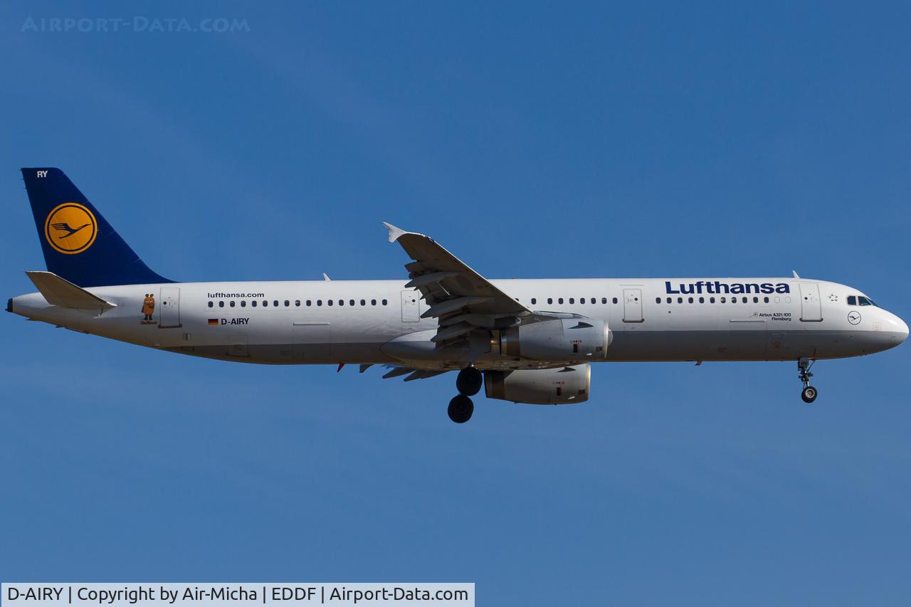D-AIRY, 1998 Airbus A321-131 C/N 0901, Lufthansa