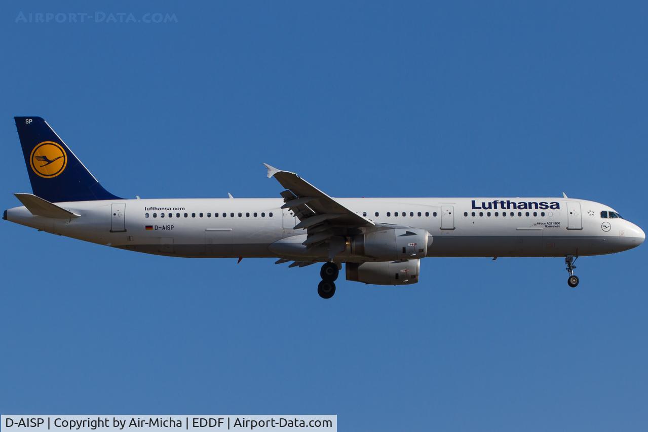 D-AISP, 2009 Airbus A321-231 C/N 3864, Lufthansa