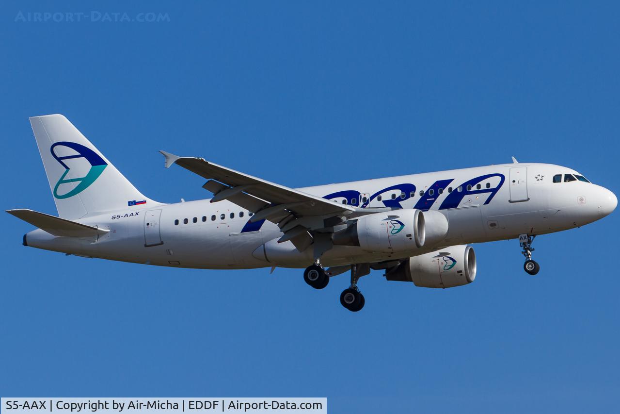S5-AAX, 1999 Airbus A319-111 C/N 1000, Adria Airways