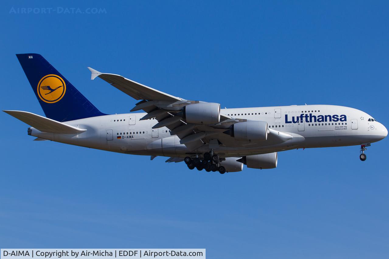 D-AIMA, 2010 Airbus A380-841 C/N 038, Lufthansa