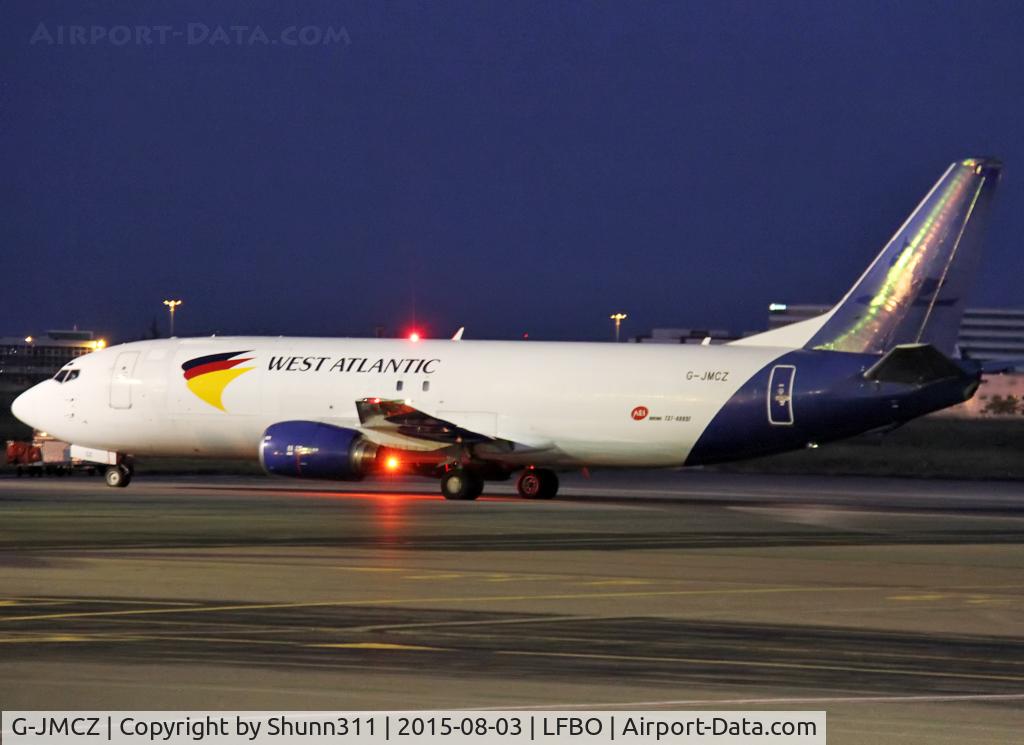 G-JMCZ, 1989 Boeing 737-4K5 C/N 24126, Taxiing to his parking... TNT flight