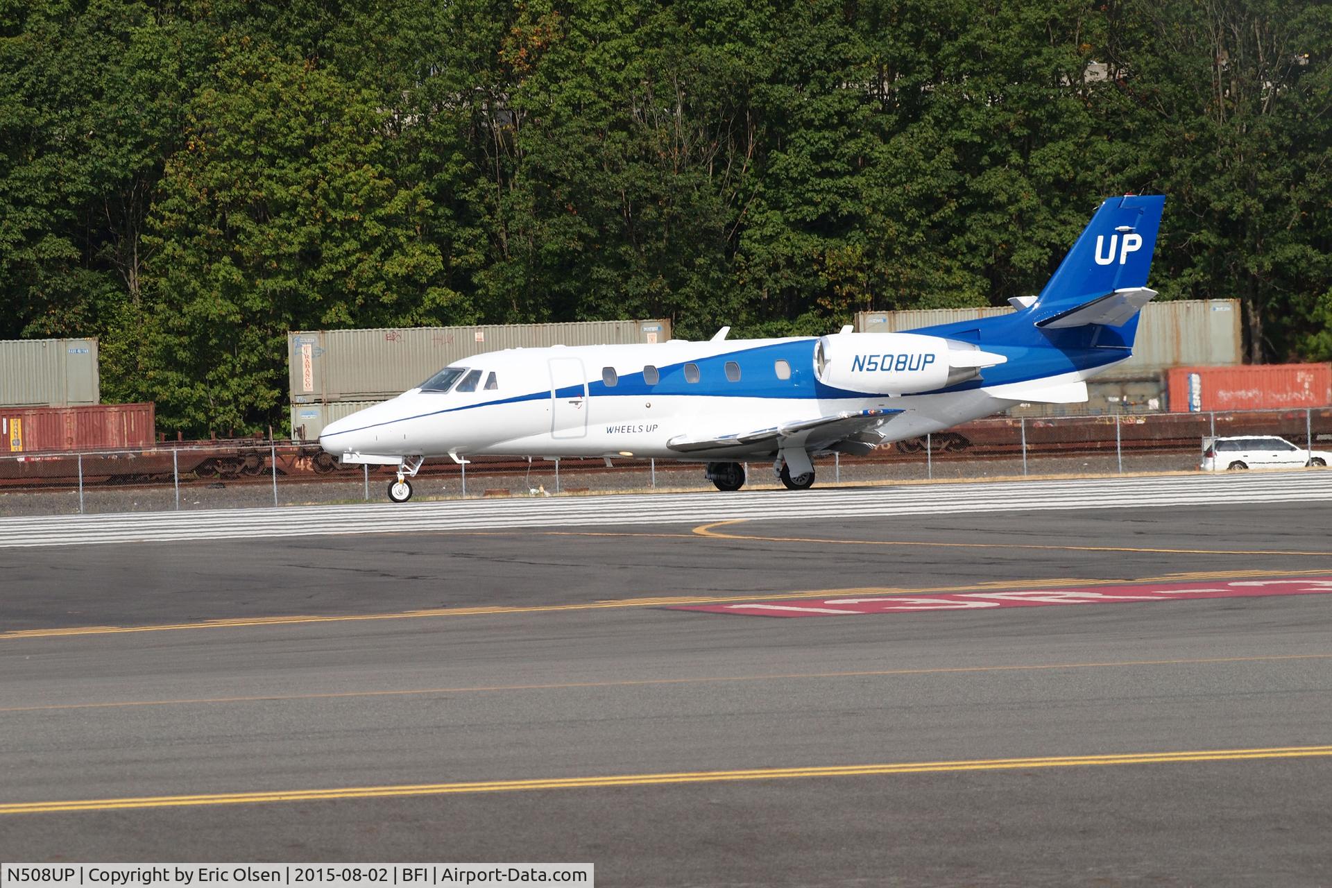 N508UP, 2005 Cessna 560XLS Citation Excel C/N 560-5546, 2005 Cessna 560 XL getting ready to take off.
