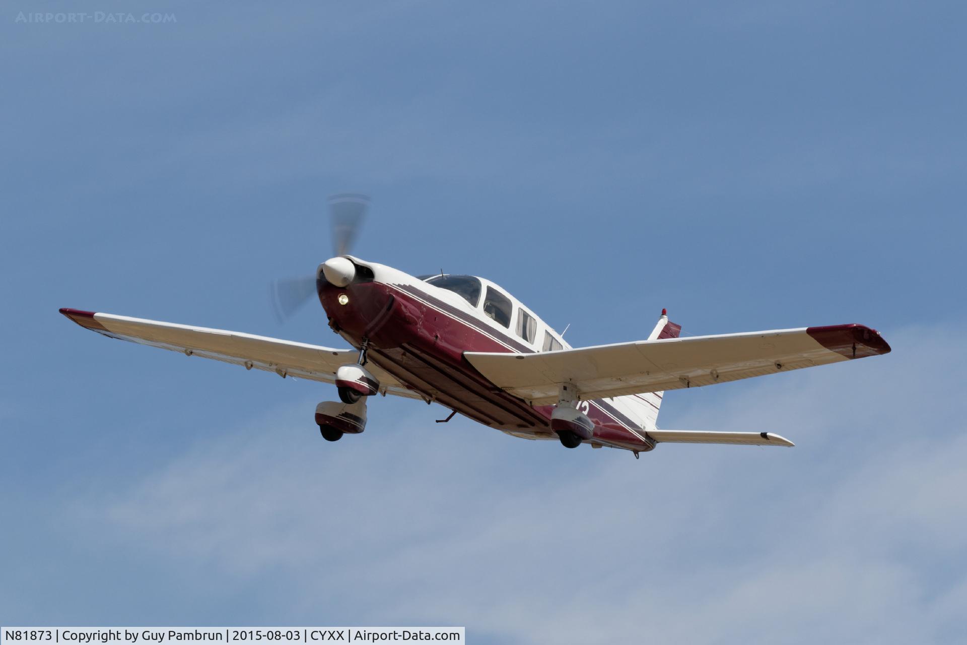 N81873, 1982 Piper PA-32-301 Saratoga C/N 32-8206031, Landing